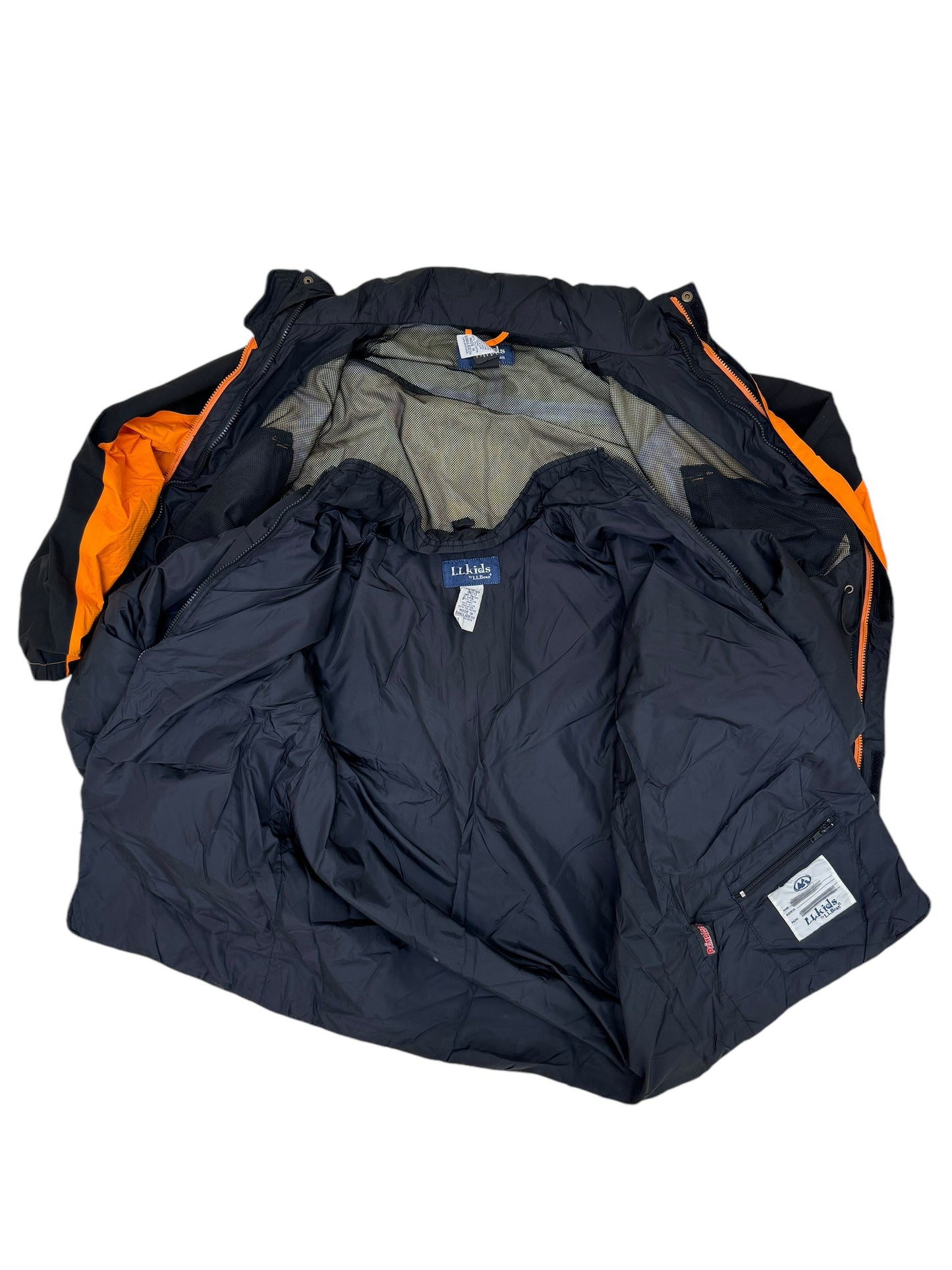 GC940 LLKids by L.L.Bean エルエルビーンキッズ キッズ ジュニア 子供服 ゴアテックス ナイロンジャケット ジャケット 羽織り オレンジ キッズサイズXL