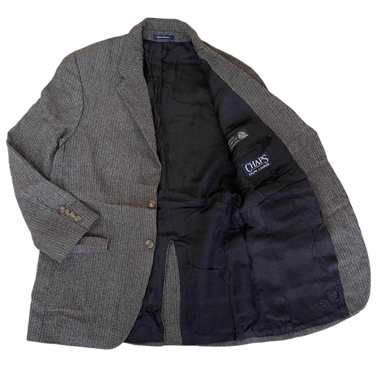 GC450 CHAPS RALPH LAUREN テーラードジャケット ジャケット チャコールグレー メンズ サイズ38