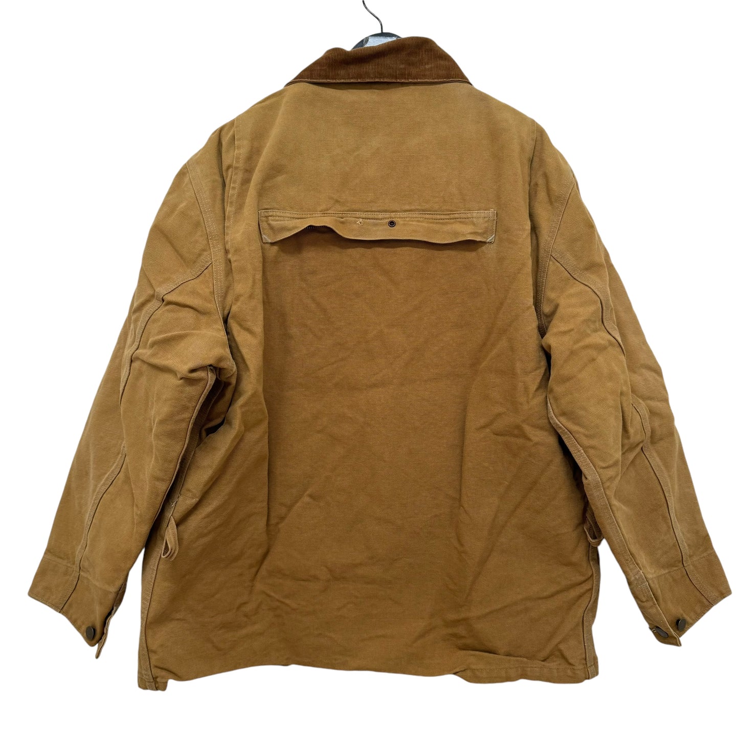 GC930 Carhartt カーハート ハンティングジャケット ダック地 襟元コーデュロイ ジャケット 上着 羽織り ブラウン系 メンズ サイズXL