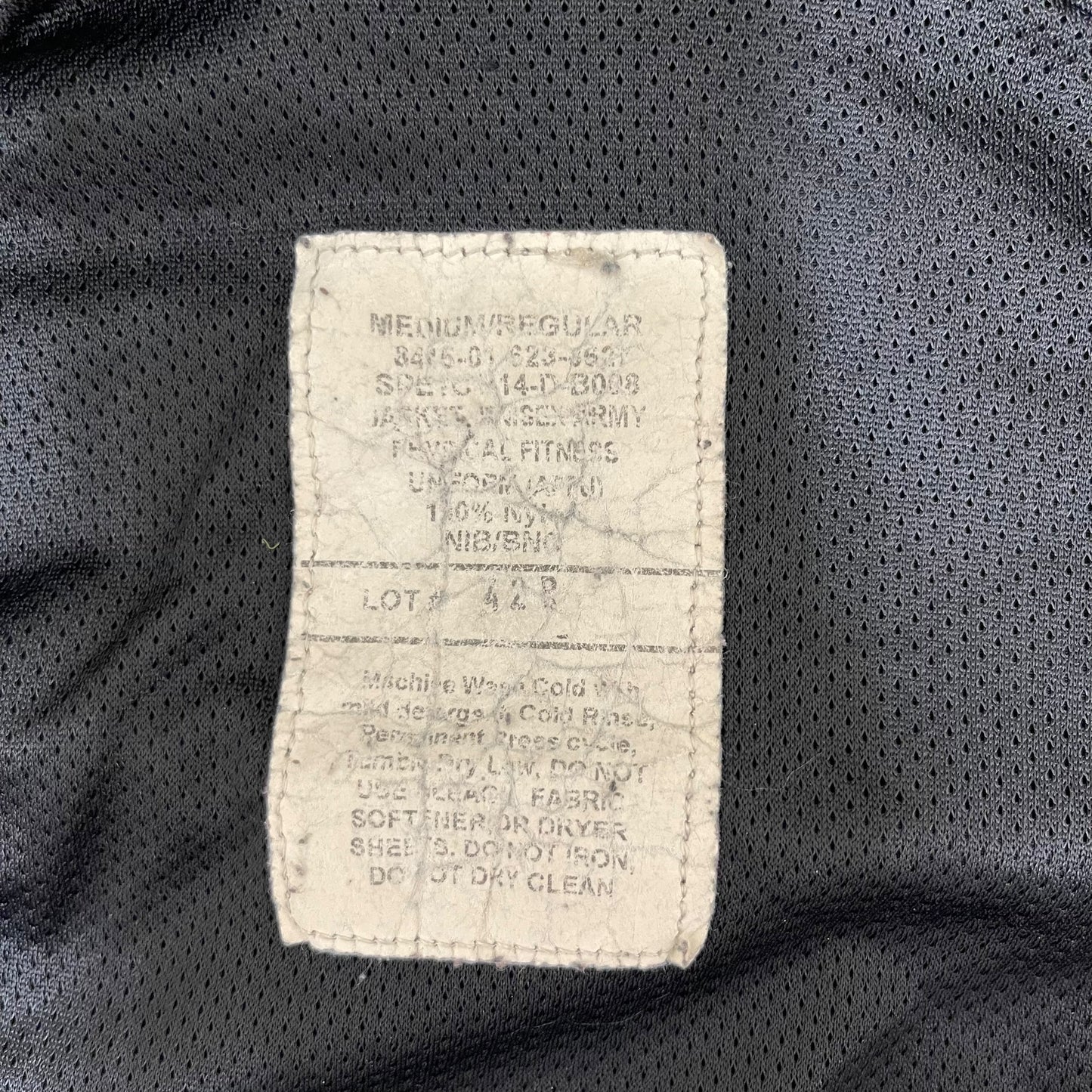 GC398 U.S.ARMY APFU アメリカ軍 ナイロンジャケット ジャケット ブラック メンズ