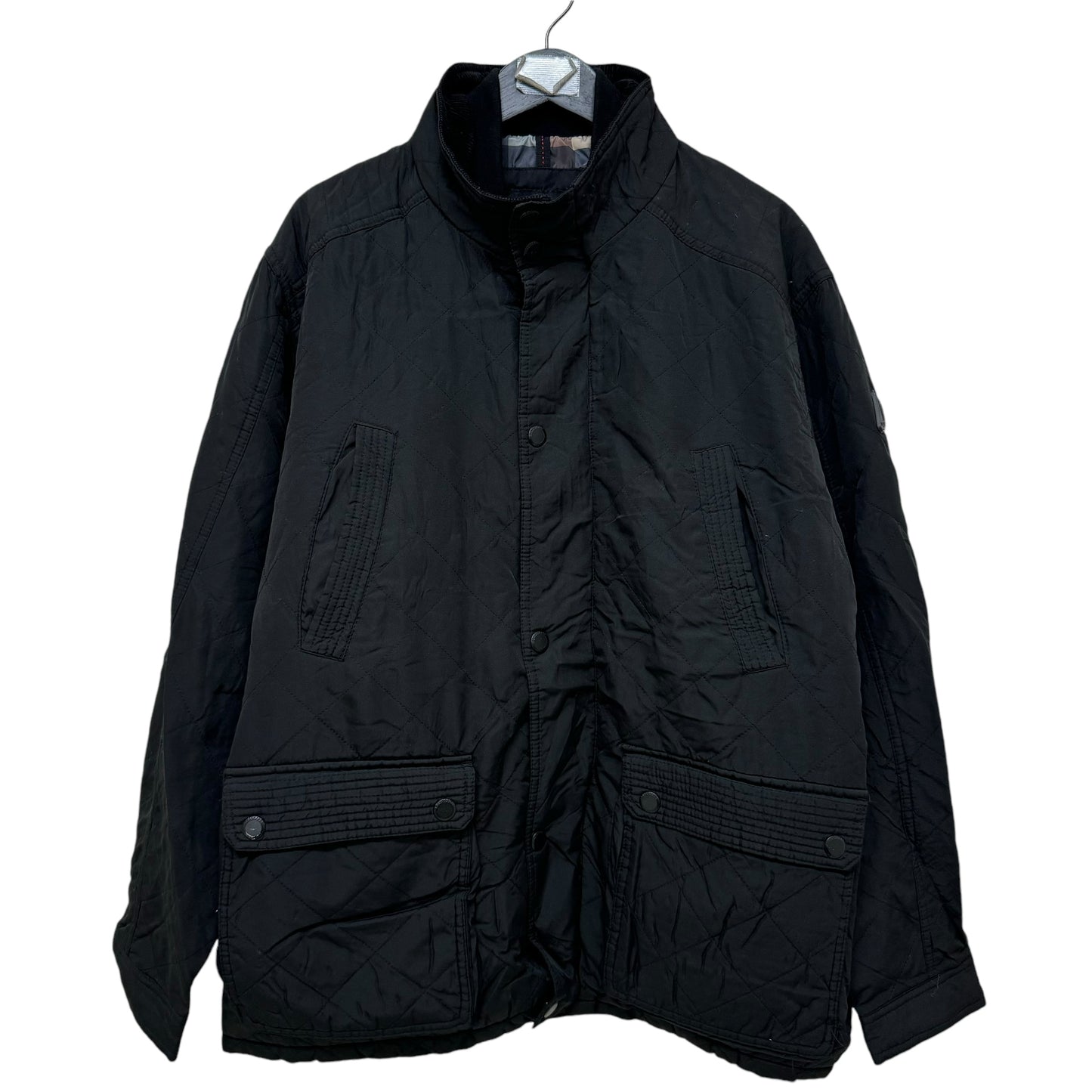 GC955 LONDON FOG キルティングジャケット ジャケット 長袖 羽織り トップス ブラック メンズ サイズL