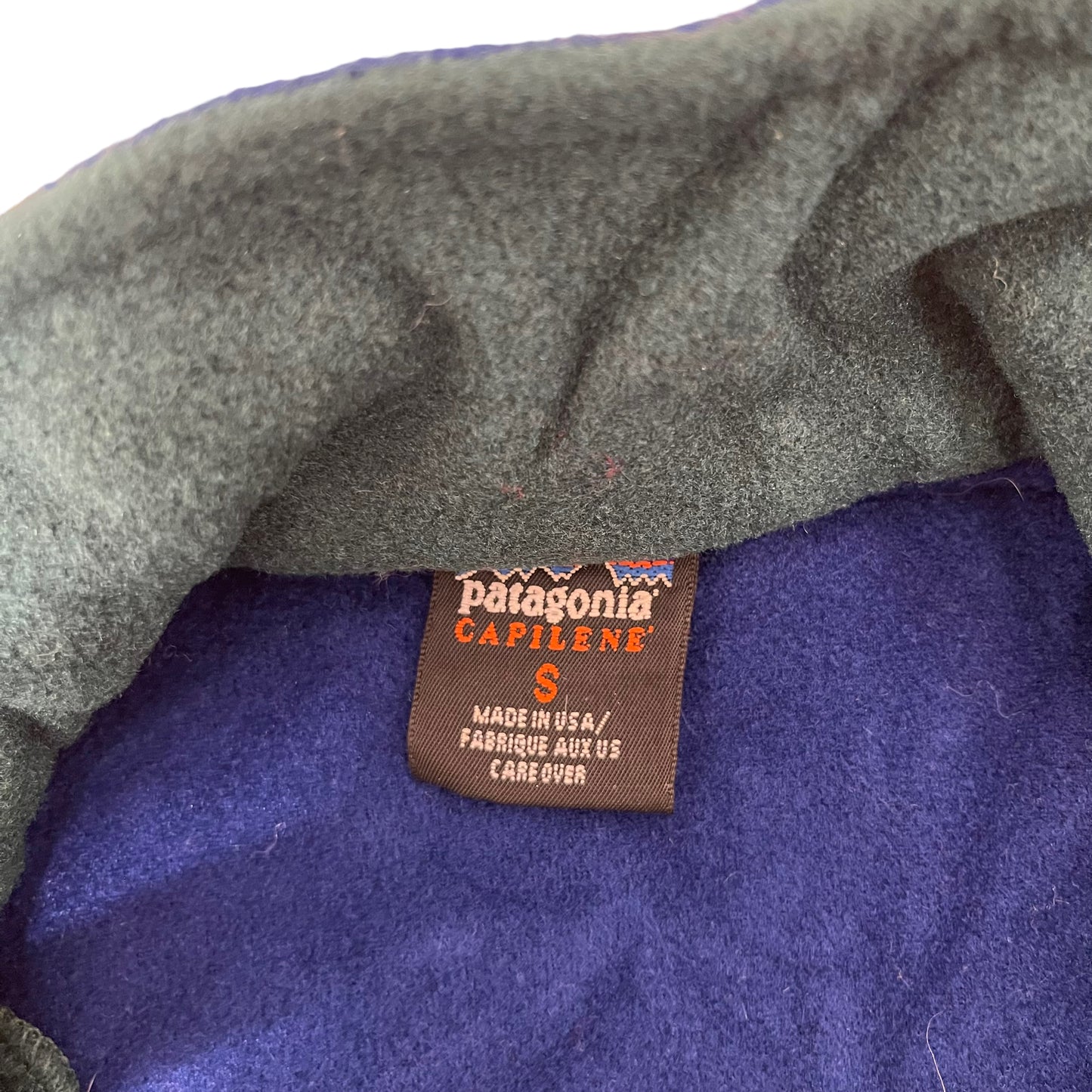 GC107 patagonia CAPILENE フリーストップス ハーフジップアップ インディゴブルー レディース サイズS