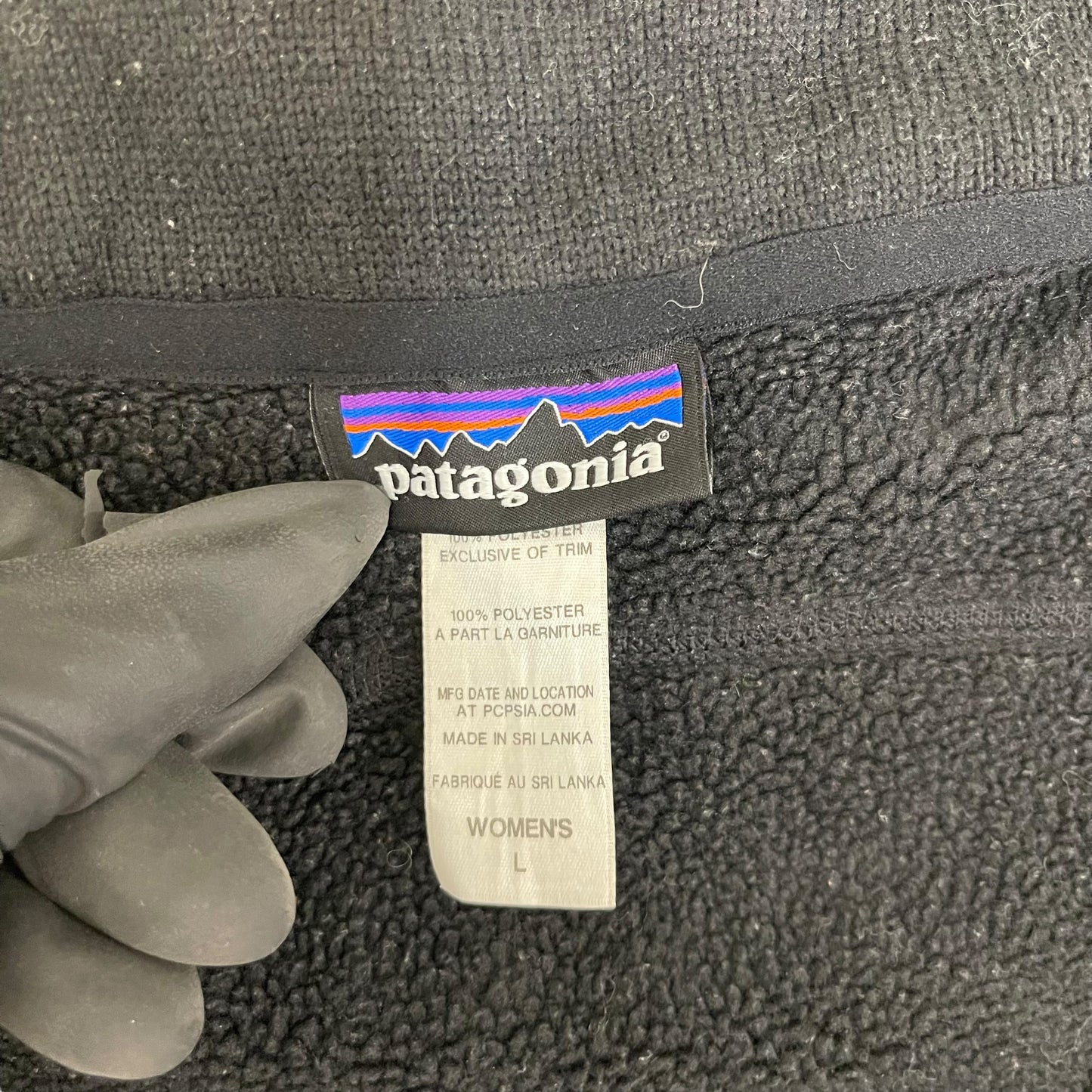 GC261 patagonia フリースベスト ベスト トップス ブラック レディース サイズL