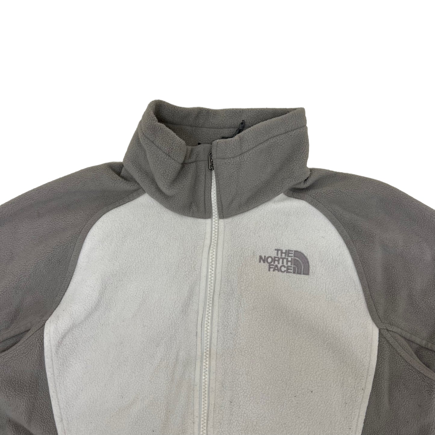 GM380 THE NORTH FACE ザノースフェイス 長袖 フリース ジャケット 上着 羽織り トップス グレー系 レディース M