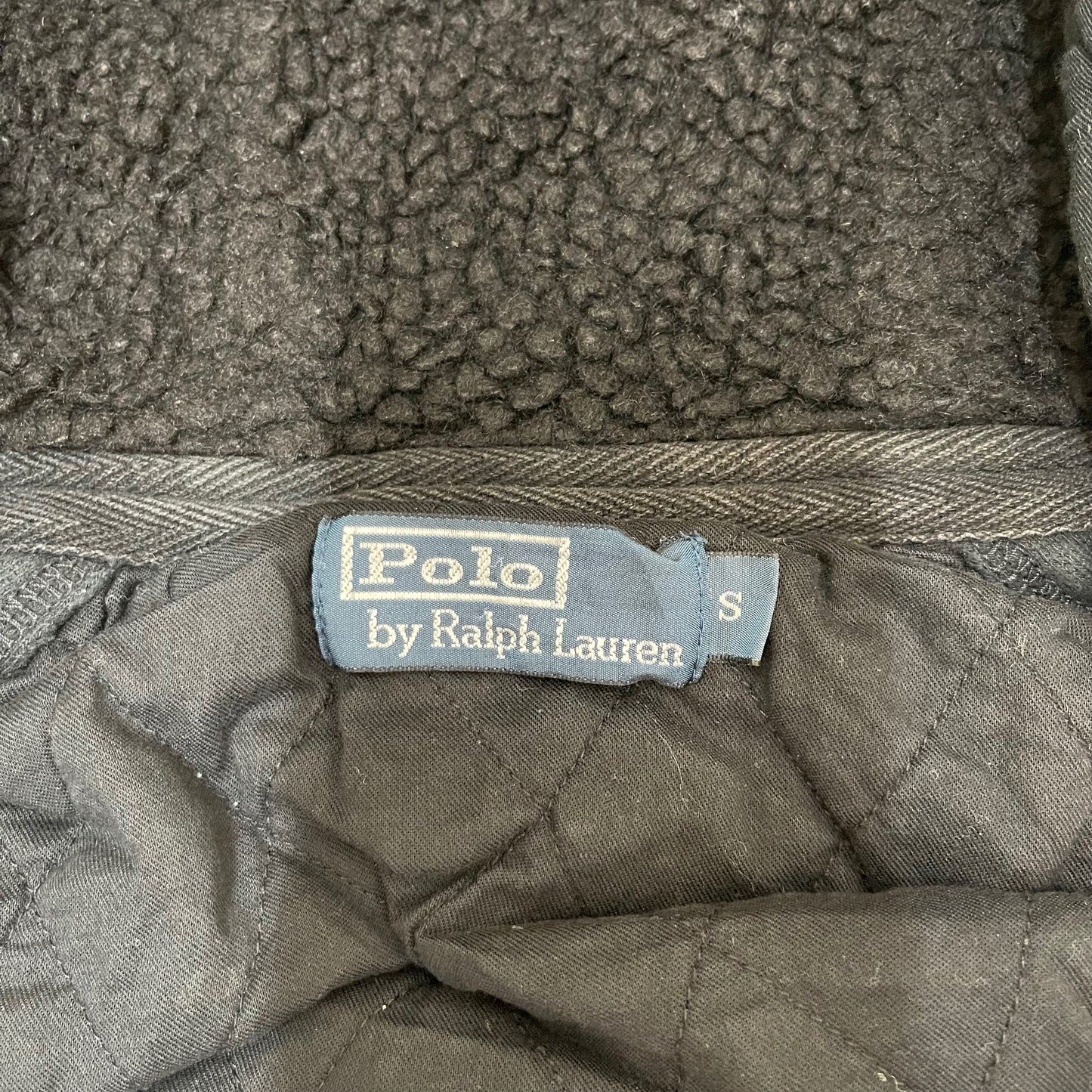 GC49 POLO by RALPH LAUREN 裏毛ジャケット ブラック メンズ サイズS