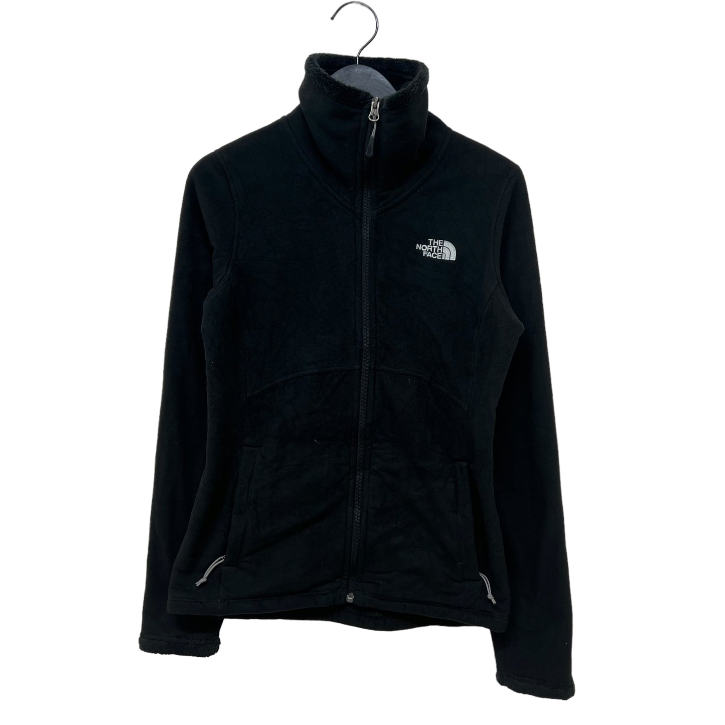 GM365 THE NORTH FACE ザノースフェイス 長袖 ジップアップ フリース ジャケット 上着 羽織り トップス ブラック レディース XS