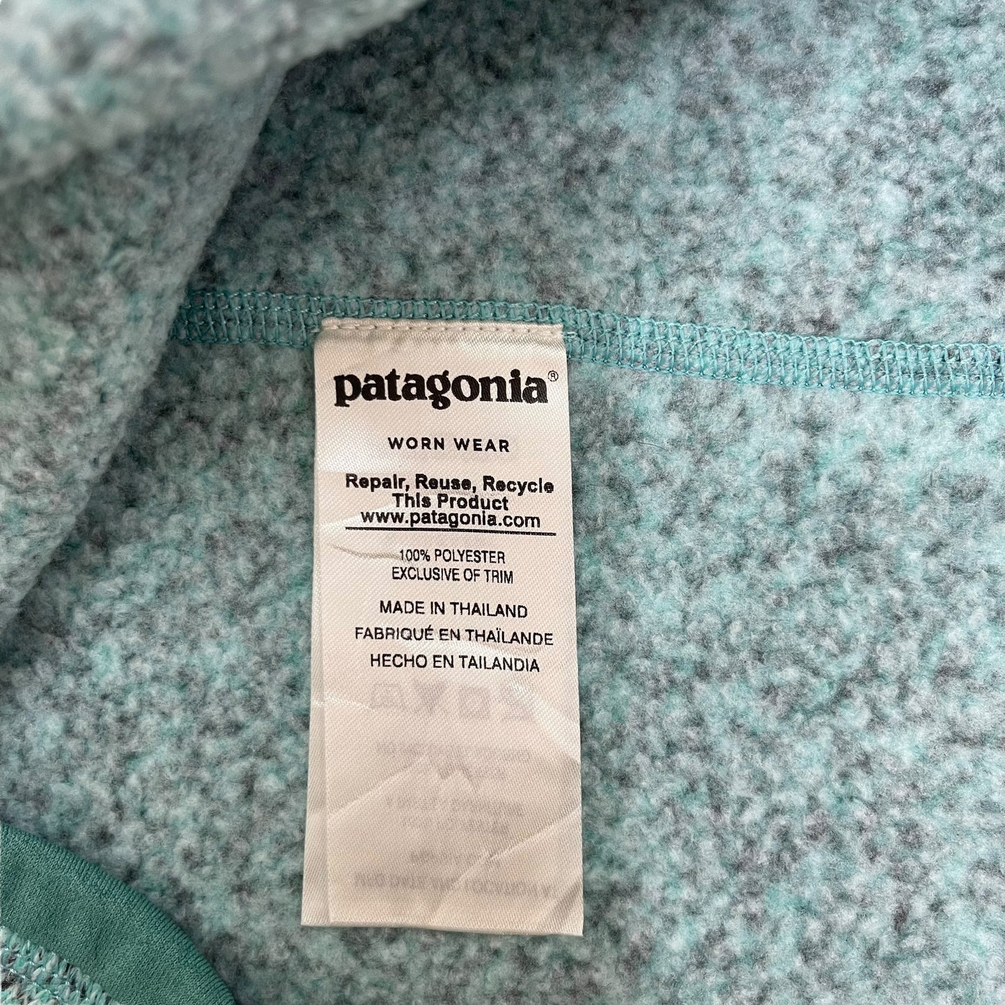 GC338 patagonia フリーストップス トップス ハーフジップアップ ミントグリーン レディース サイズS