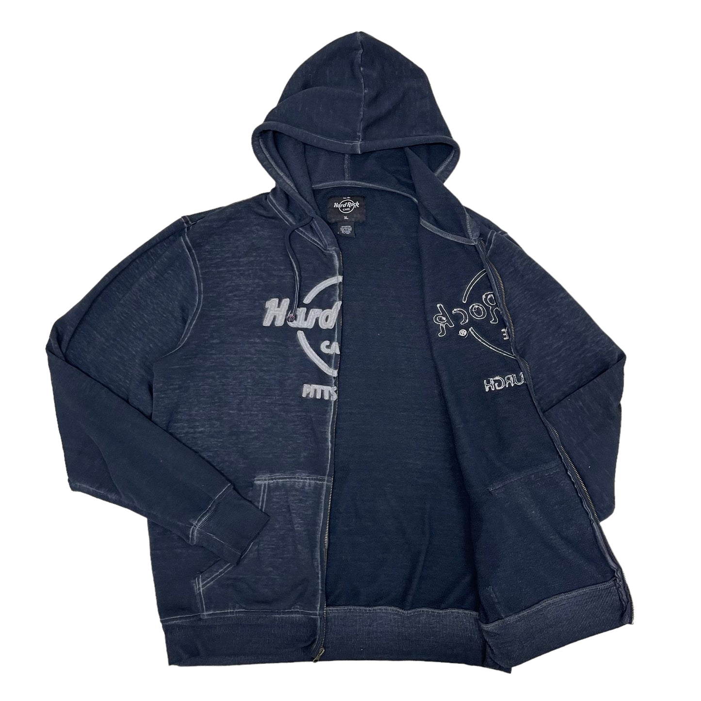 GC55 Hard Rock CAFE パーカー ネイビー メンズ サイズXL