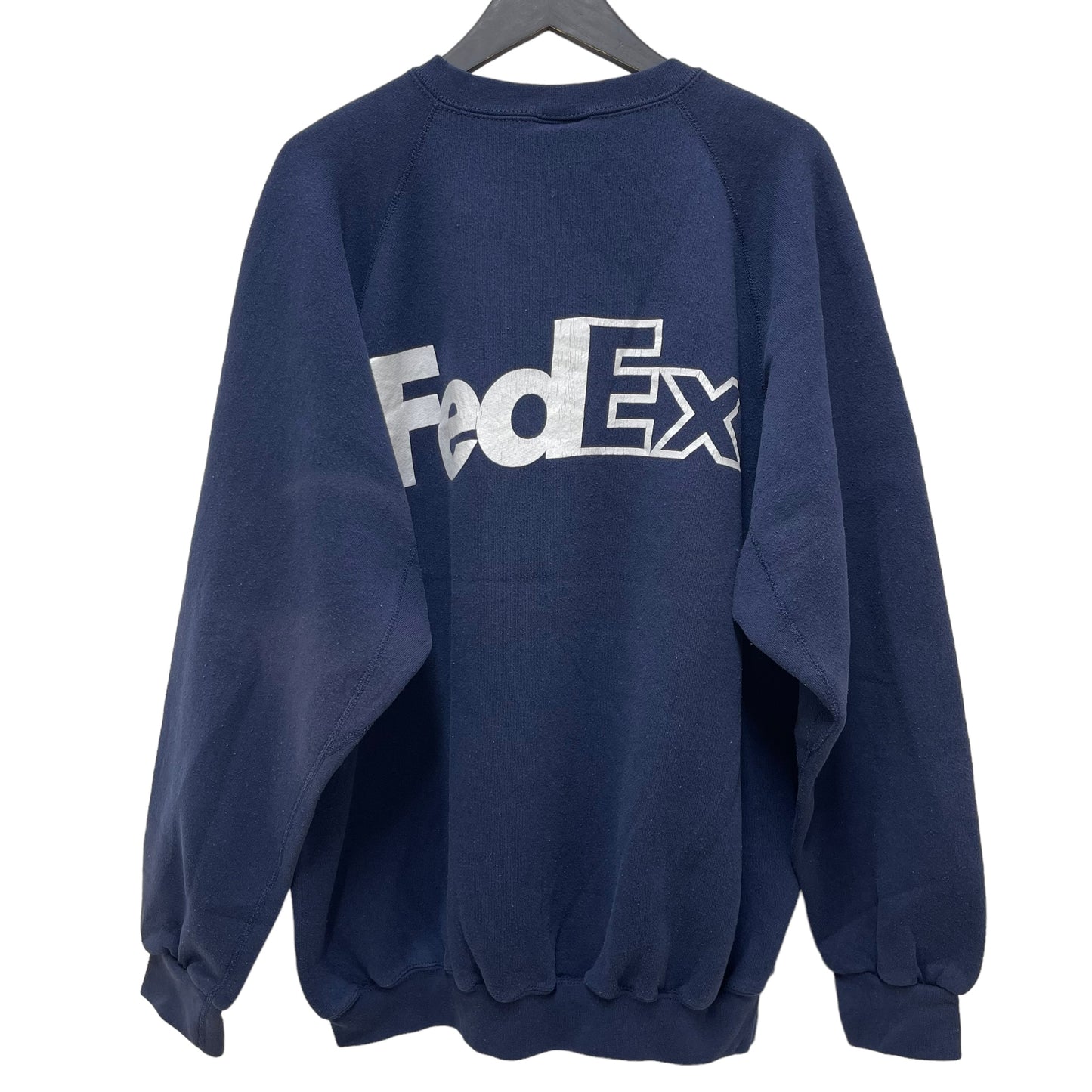 GC411 DISCUS AT HLETIC FedEx フリーストレーナー トレーナー プルオーバー ネイビー メンズ サイズXL