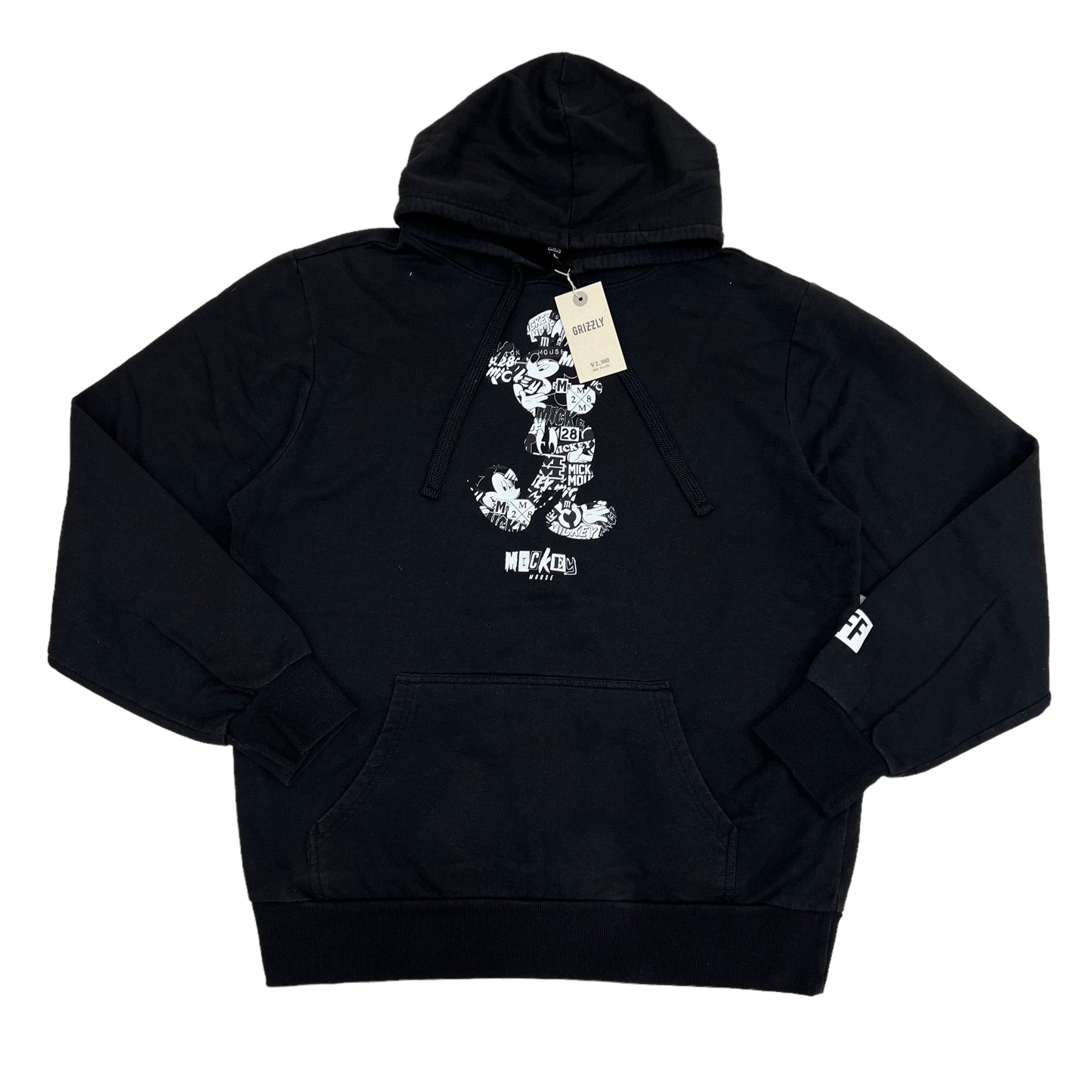 GM17 Disney ディズニー NEFF ネフ コラボ ミッキーマウス パーカー トップス ブラック メンズ L