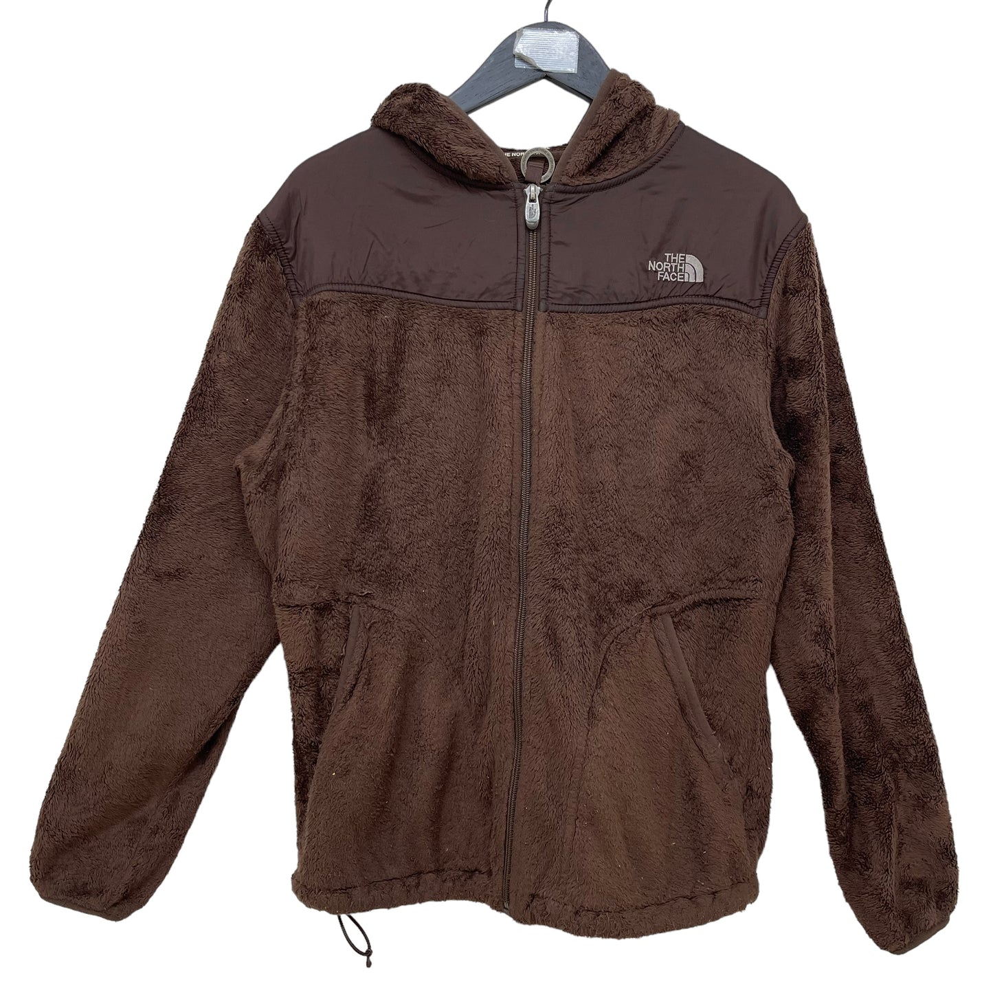 GC243 THE NORTH FACE フリーストップス ジップアップ トップス ブラウン レディース サイズL