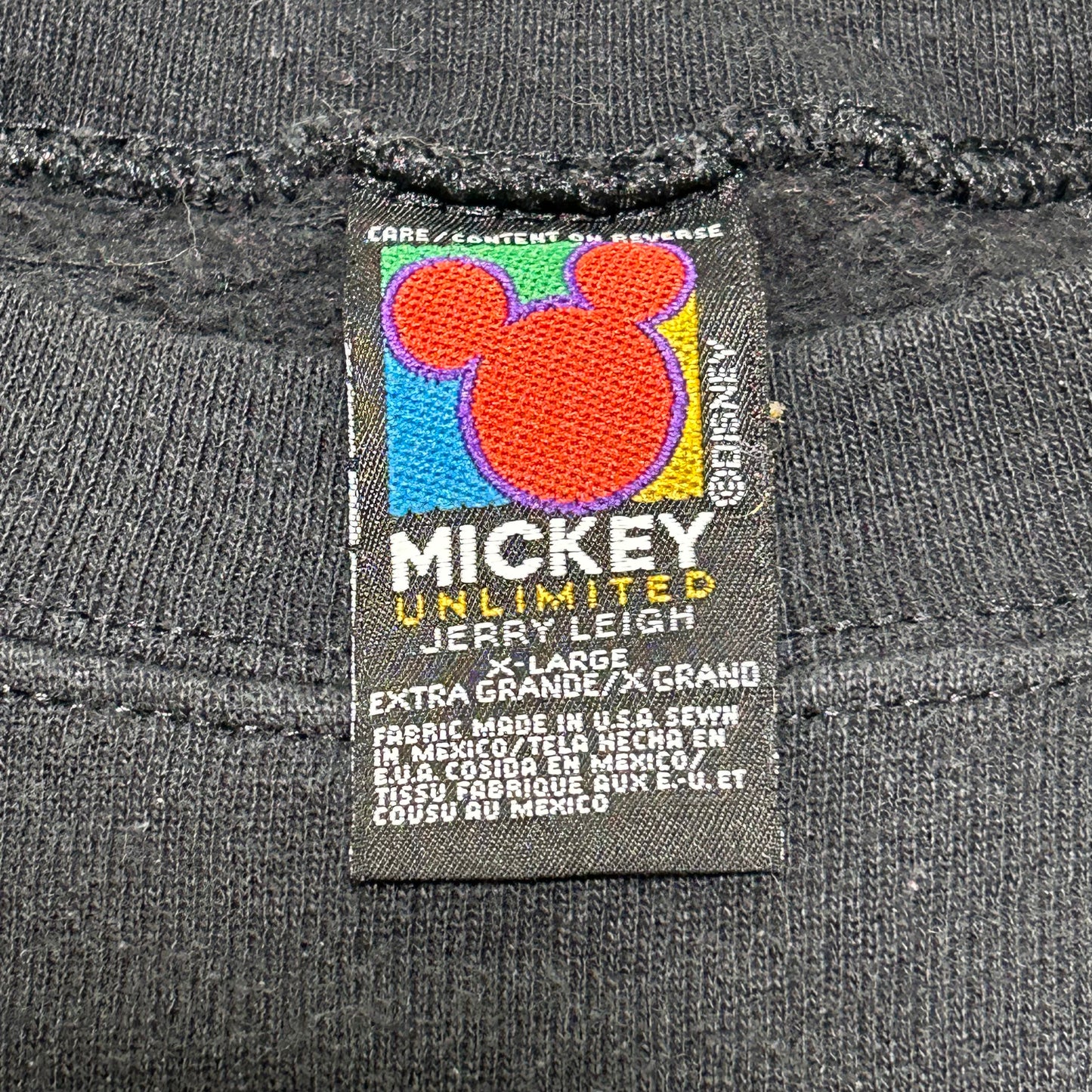 GH8 MICKEY UNLIMITED トレーナー メンズ XL ブラック