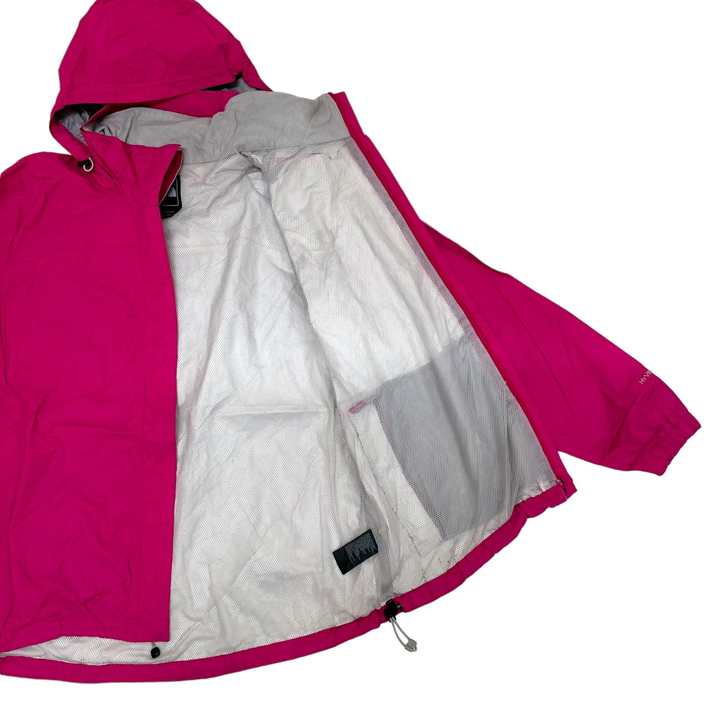 GN143 THE NORTH FACE ザ・ノースフェイス HYVENT ナイロンパーカー XL/TG WOMENS マゼンタ系