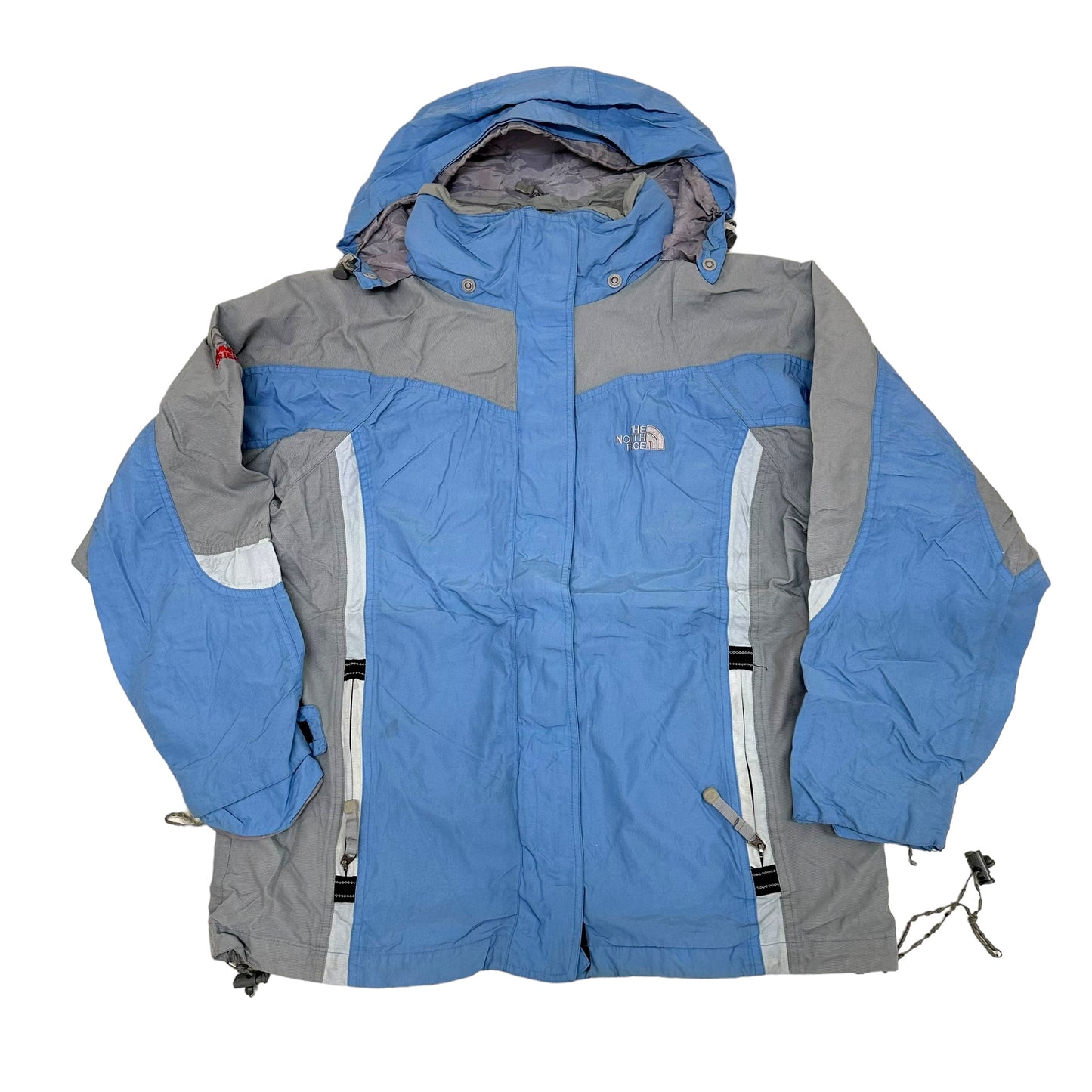 GN145 THE NORTH FACE ザ・ノースフェイス SUMMIT SERIES HYVENT マウンテンパーカー L/G WOMENS ライトブルー×グレー