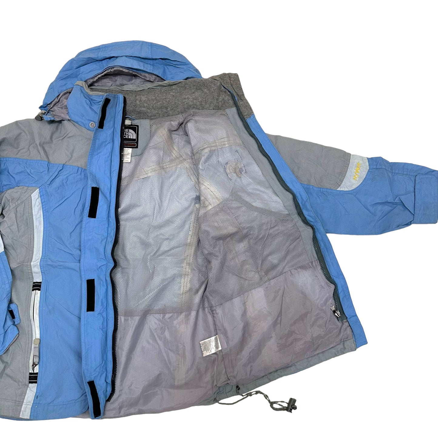 GN145 THE NORTH FACE ザ・ノースフェイス SUMMIT SERIES HYVENT マウンテンパーカー L/G WOMENS ライトブルー×グレー