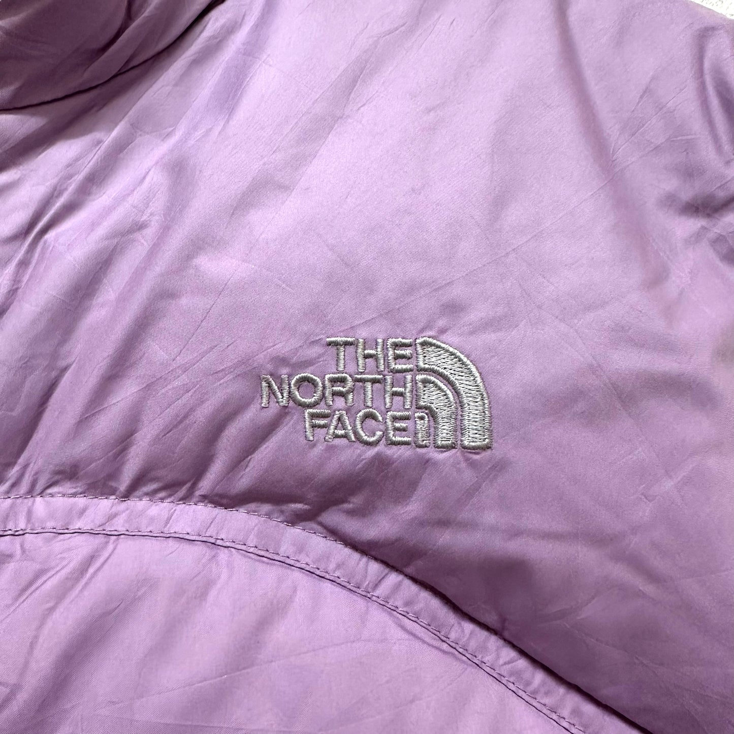 GN146 THE NORTH FACE ザ・ノースフェイス 600フィル ダウンベスト XL/TG GIRL'S ライラック系