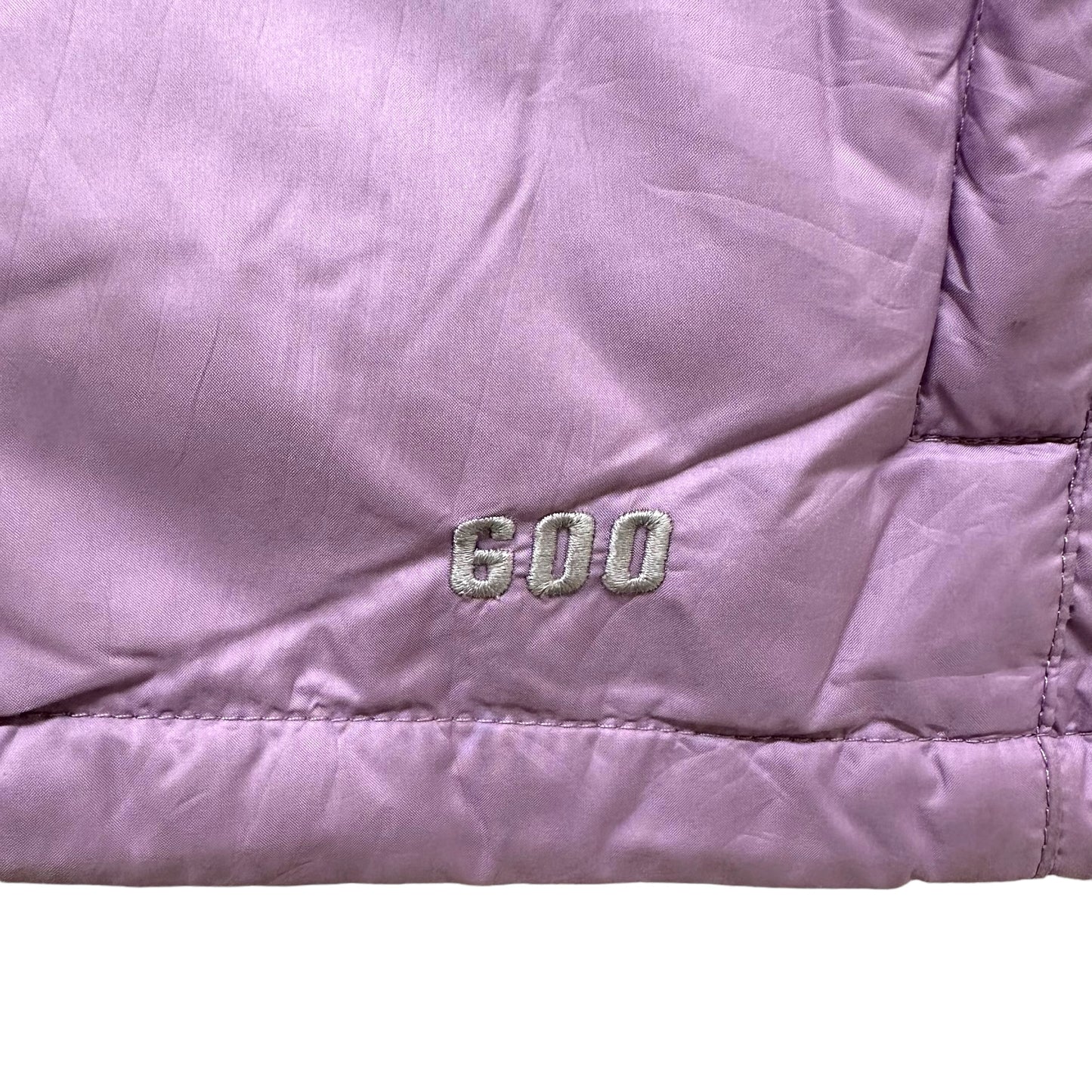 GN146 THE NORTH FACE ザ・ノースフェイス 600フィル ダウンベスト XL/TG GIRL'S ライラック系