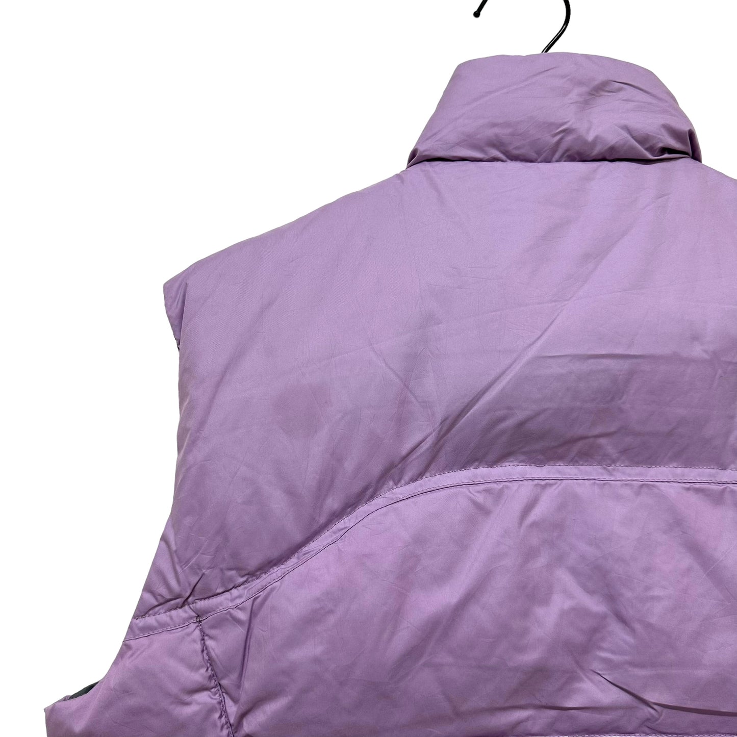 GN146 THE NORTH FACE ザ・ノースフェイス 600フィル ダウンベスト XL/TG GIRL'S ライラック系