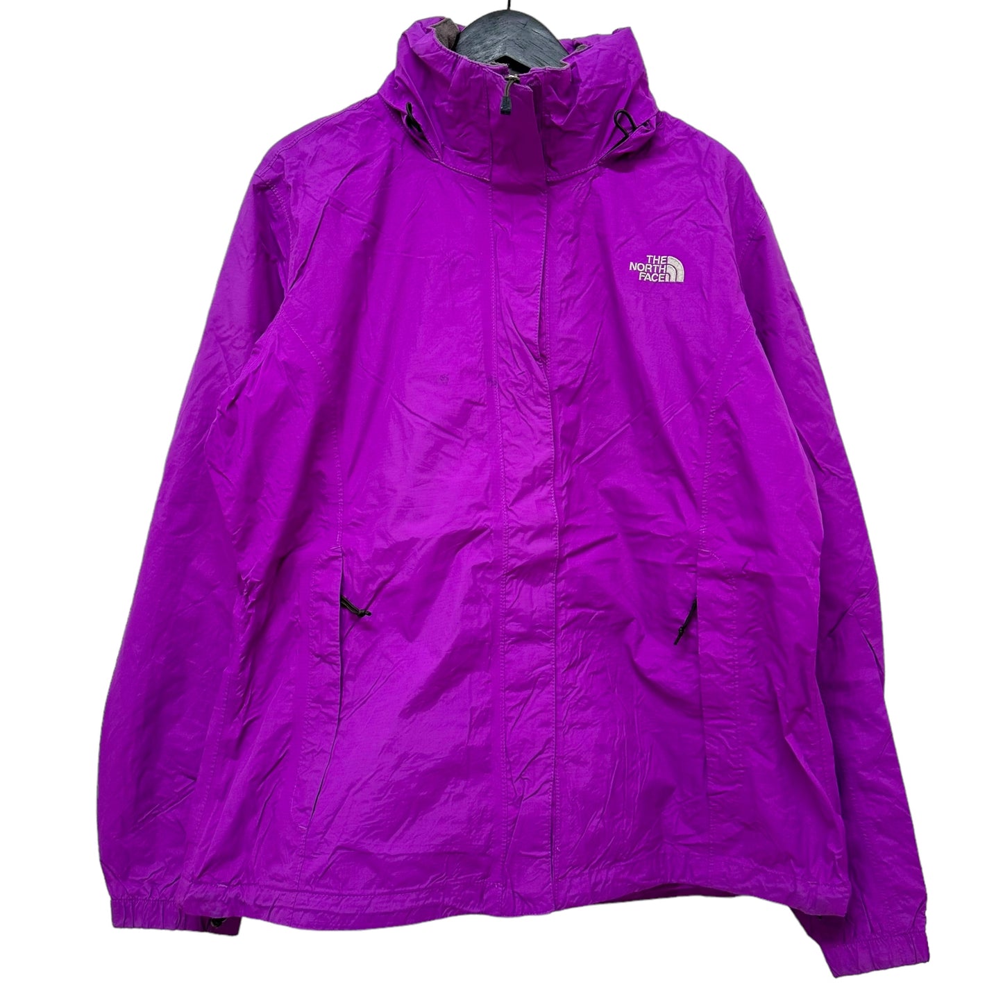 GN147 THE NORTH FACE ザ・ノースフェイス HYVENT マウンテンパーカー XL/TG WOMENS パープル系