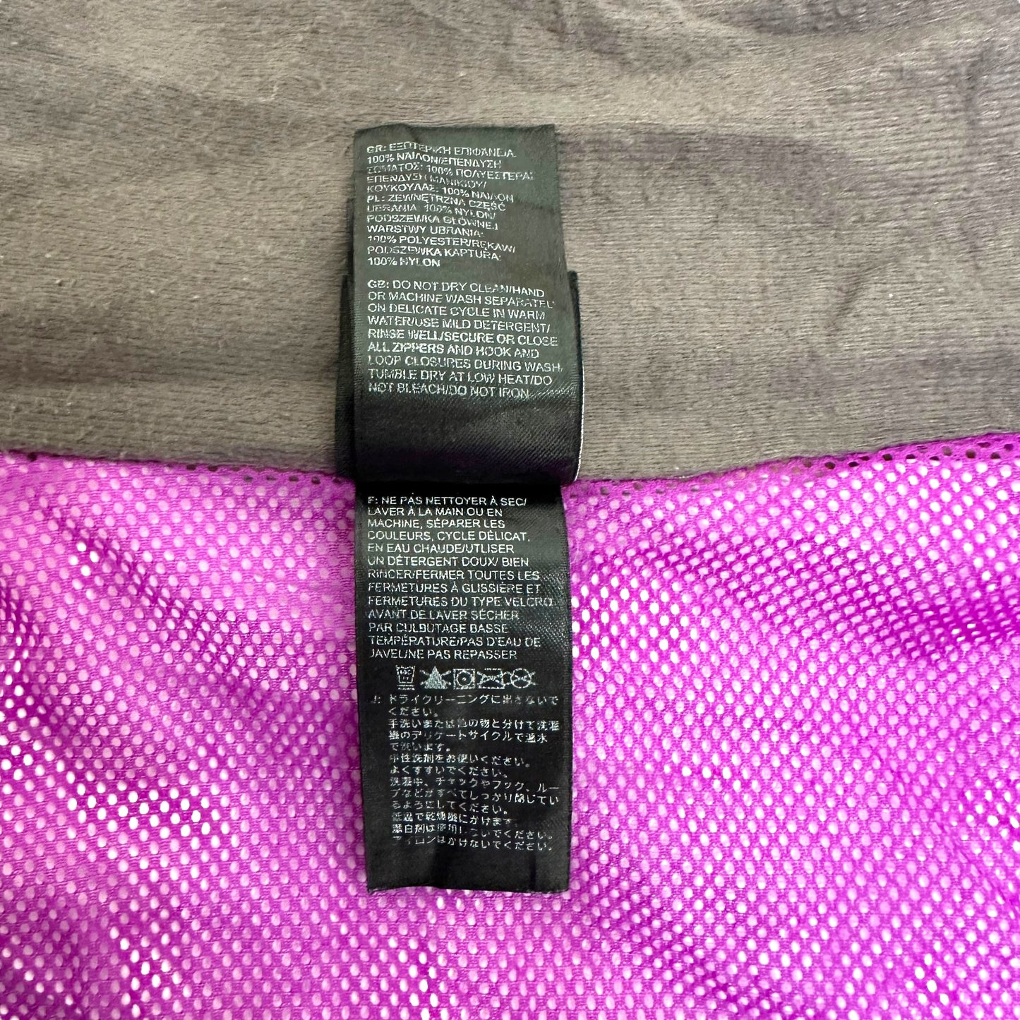 GN147 THE NORTH FACE ザ・ノースフェイス HYVENT マウンテンパーカー XL/TG WOMENS パープル系