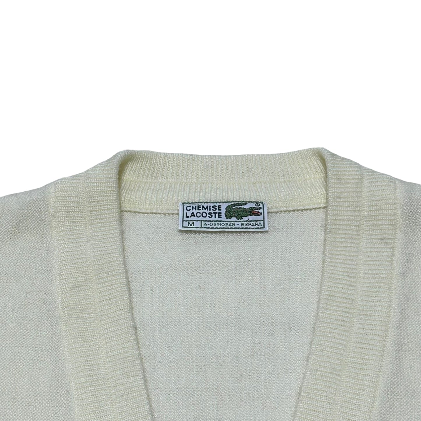 GH3 CHEMISE LACOSTE ラコステ カーディガン M クリーム