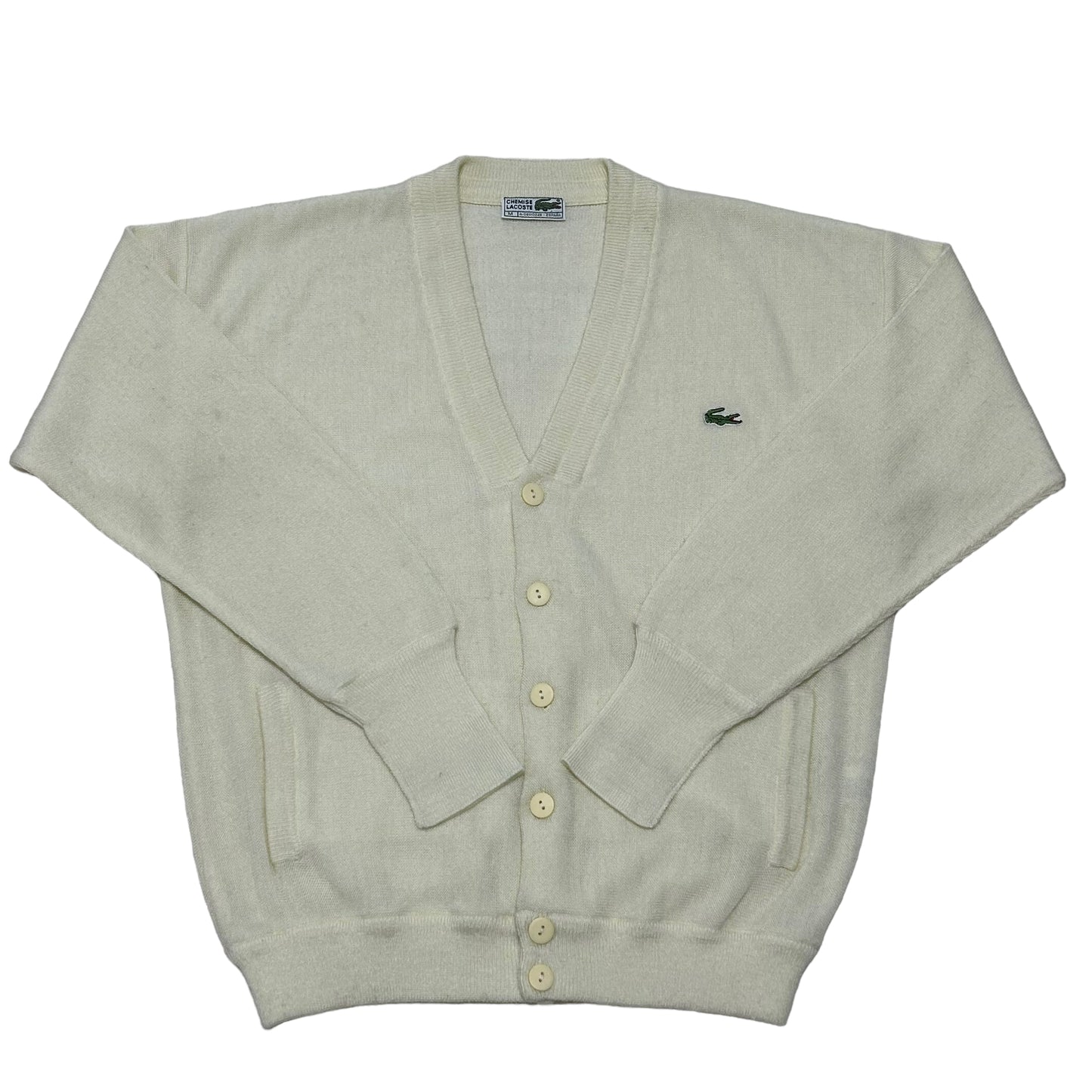 GH3 CHEMISE LACOSTE ラコステ カーディガン M クリーム