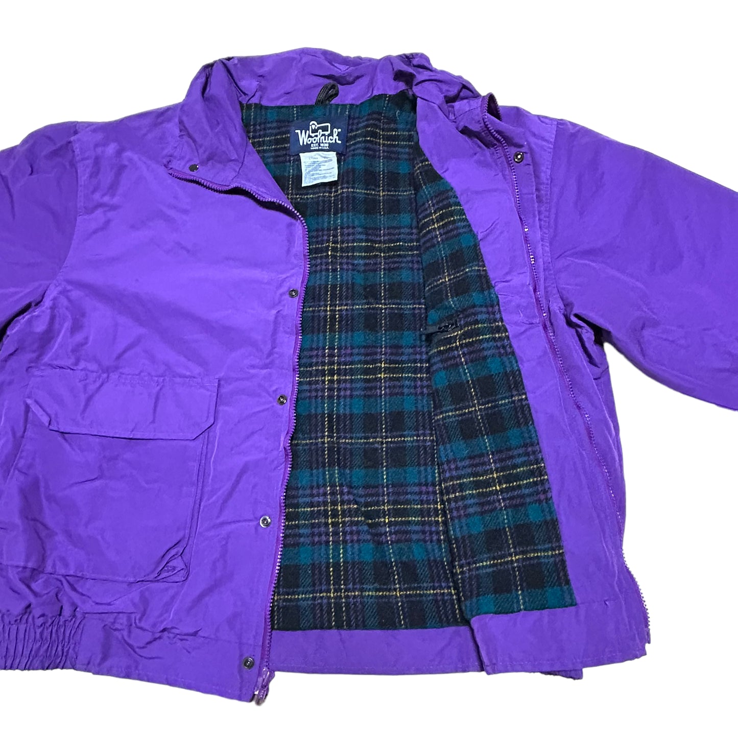 GH13 WOOLRICH マウンテンパーカー メンズ XL パープル