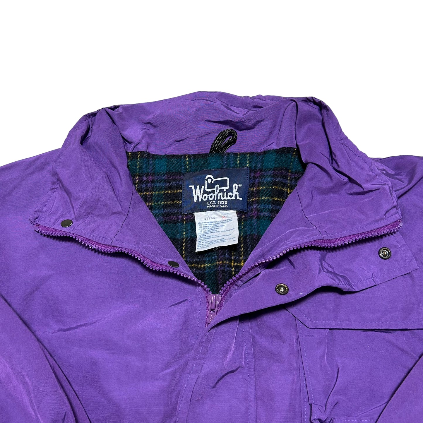 GH13 WOOLRICH マウンテンパーカー メンズ XL パープル