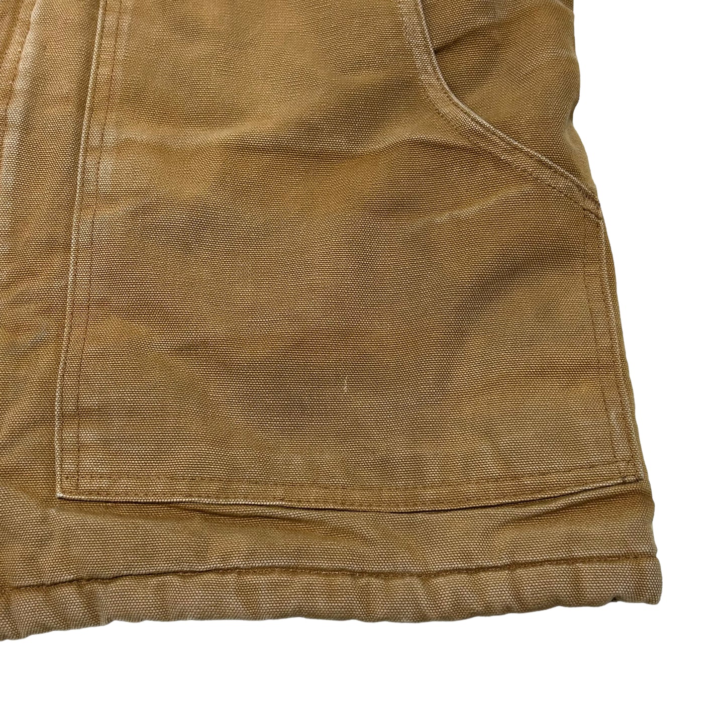 GH18 CARHARTT USA製 ダック地 ワークジャケット メンズ S キャメル