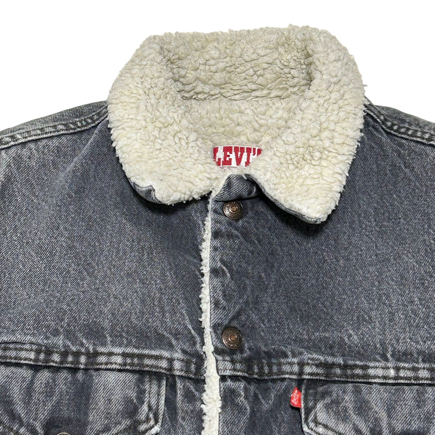 GH21 USA製 Levi's リーバイス デニムジャケット メンズ ダークグレー
