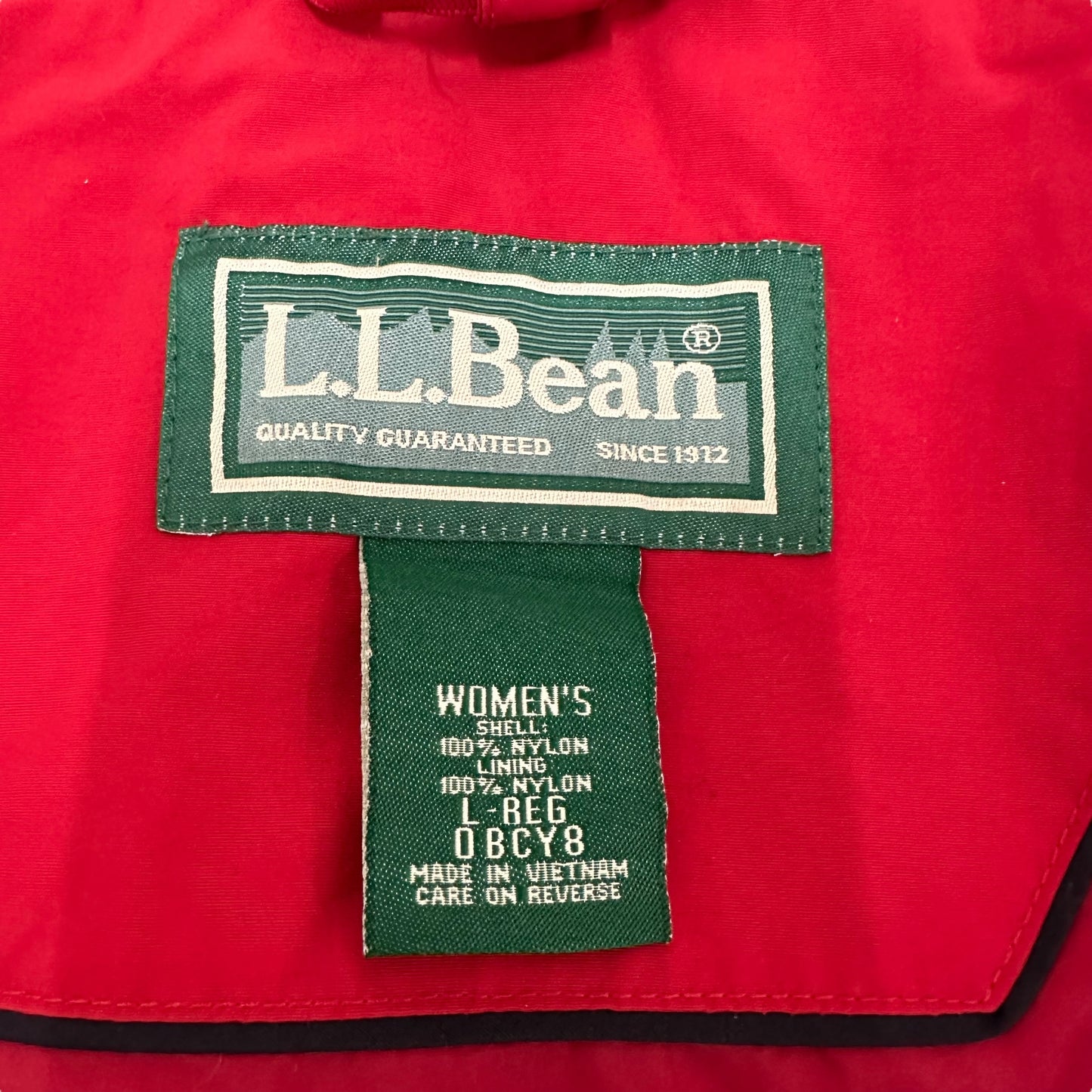 GN153 L.L.Bean エルエルビーン マウンテンパーカー レッド L WOMEN'S