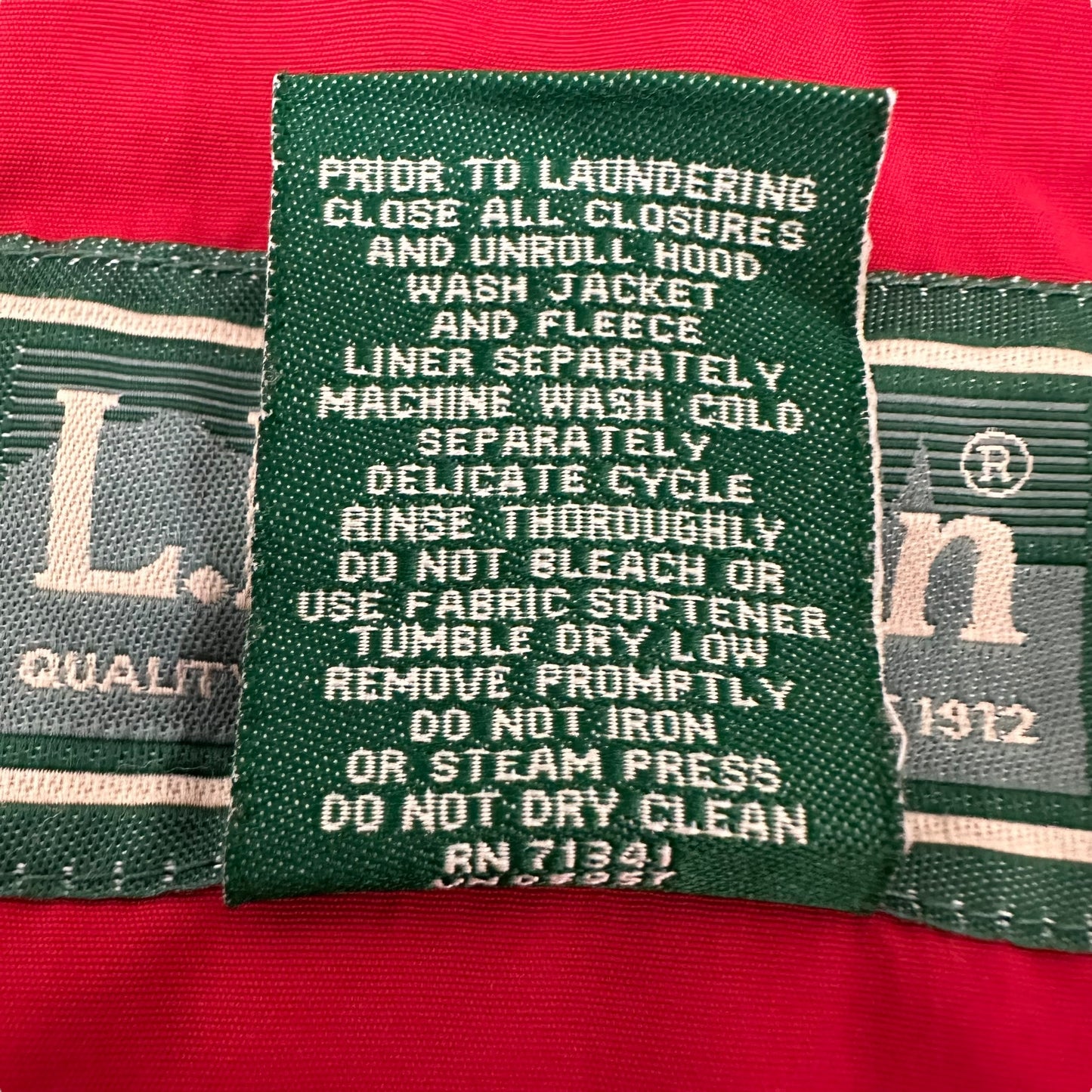 GN153 L.L.Bean エルエルビーン マウンテンパーカー レッド L WOMEN'S