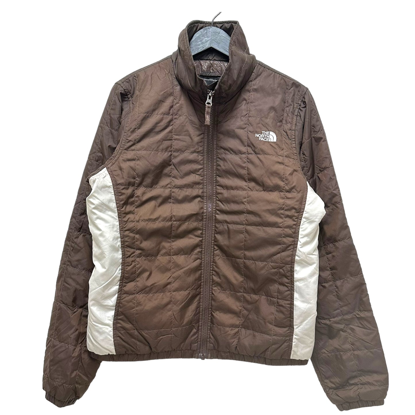 GN155 THE NORTH FACE ザ・ノースフェイス ナイロンジャケット ブラウン×ホワイト M/M WOMENS
