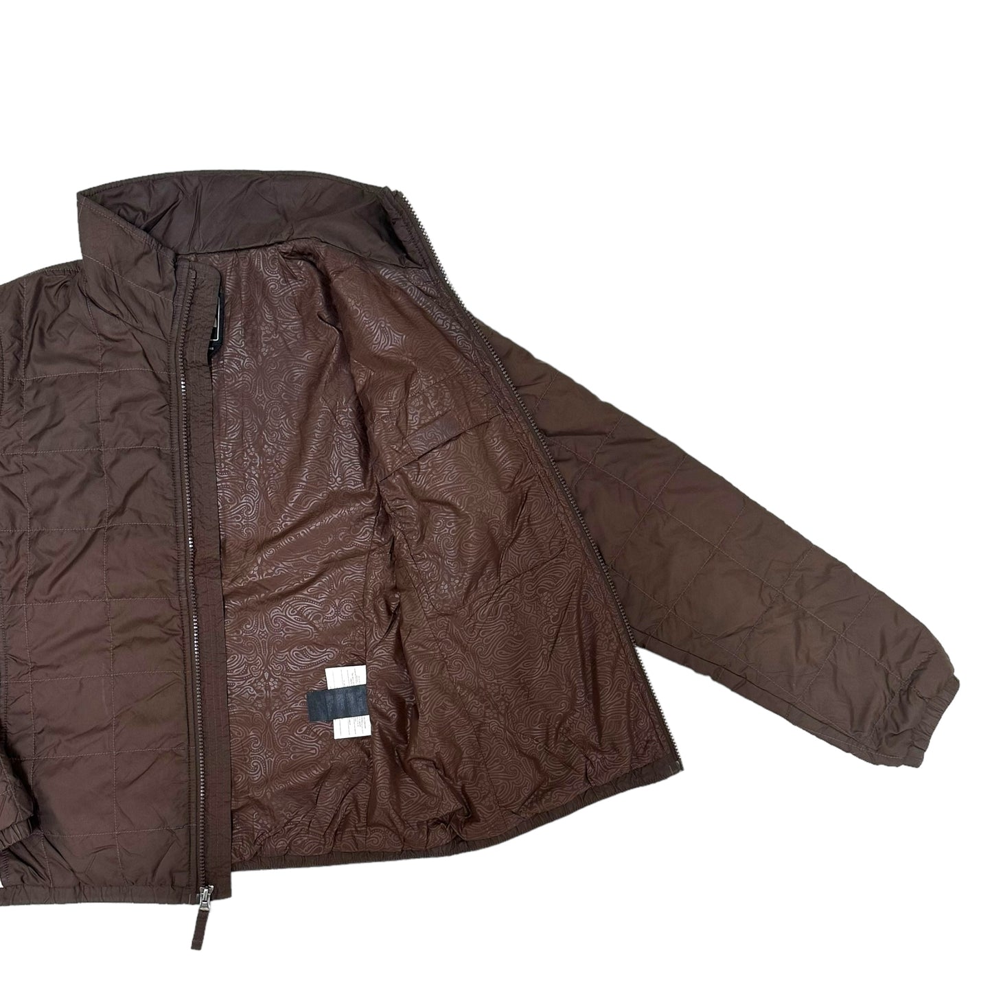 GN155 THE NORTH FACE ザ・ノースフェイス ナイロンジャケット ブラウン×ホワイト M/M WOMENS