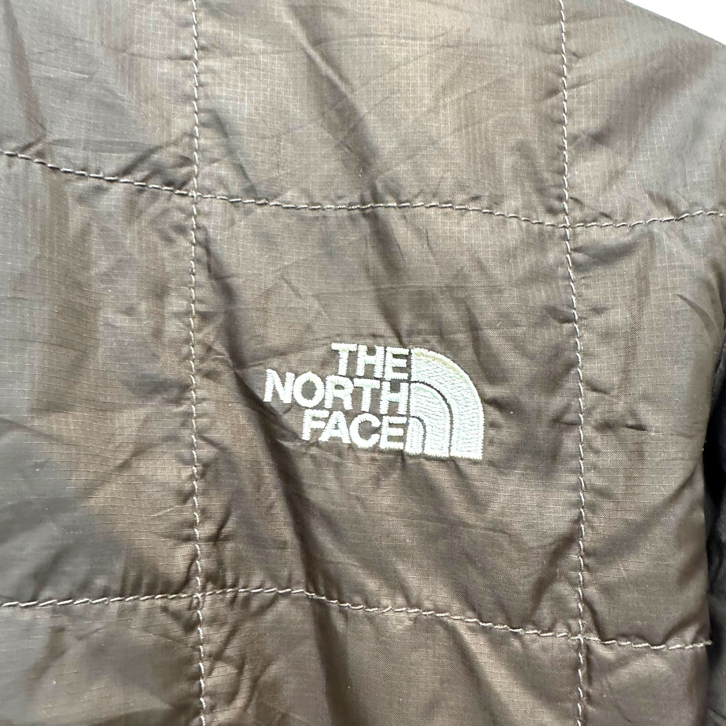 GN155 THE NORTH FACE ザ・ノースフェイス ナイロンジャケット ブラウン×ホワイト M/M WOMENS