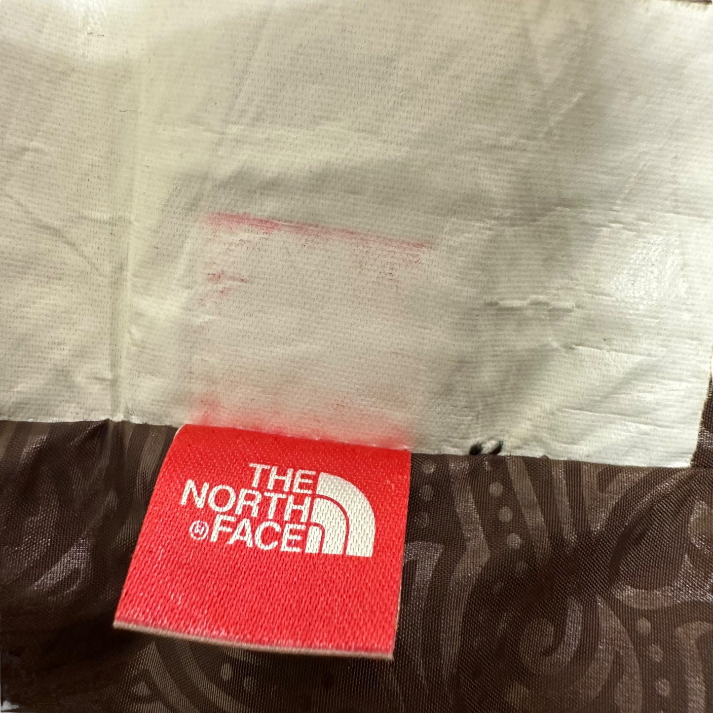 GN155 THE NORTH FACE ザ・ノースフェイス ナイロンジャケット ブラウン×ホワイト M/M WOMENS