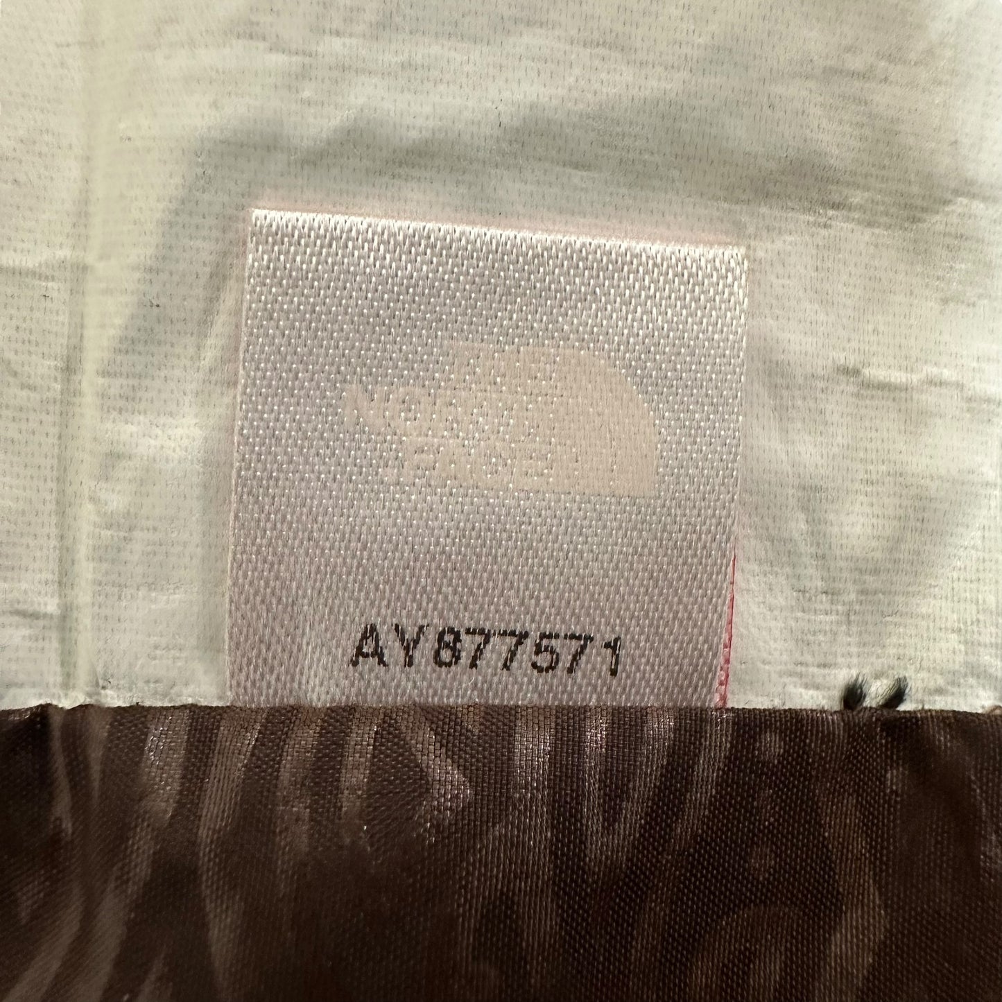 GN155 THE NORTH FACE ザ・ノースフェイス ナイロンジャケット ブラウン×ホワイト M/M WOMENS