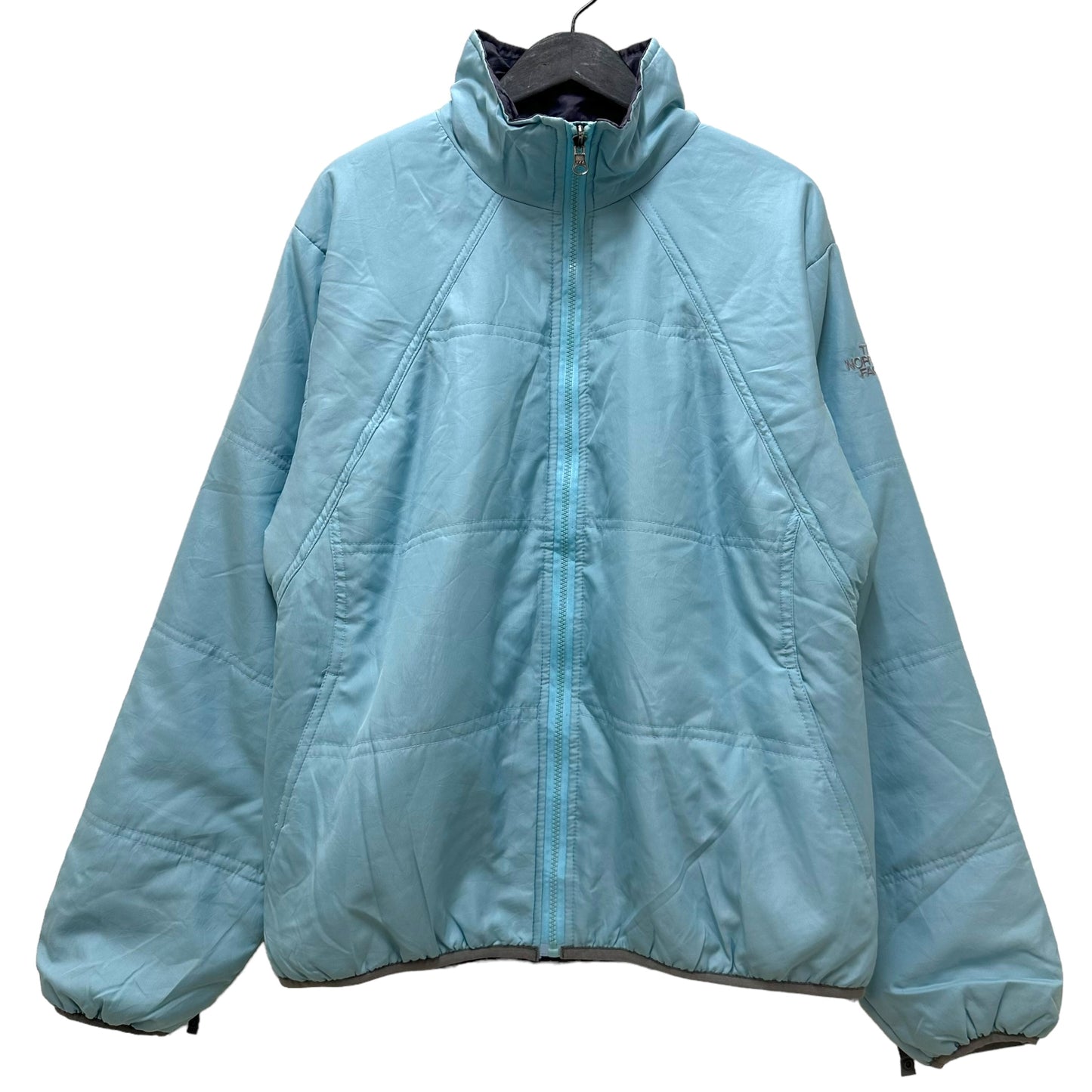 GN158 THE NORTH FACE ザ・ノースフェイス ナイロン 中綿 ジャケット WOMENS XL/TG ライトブルー系