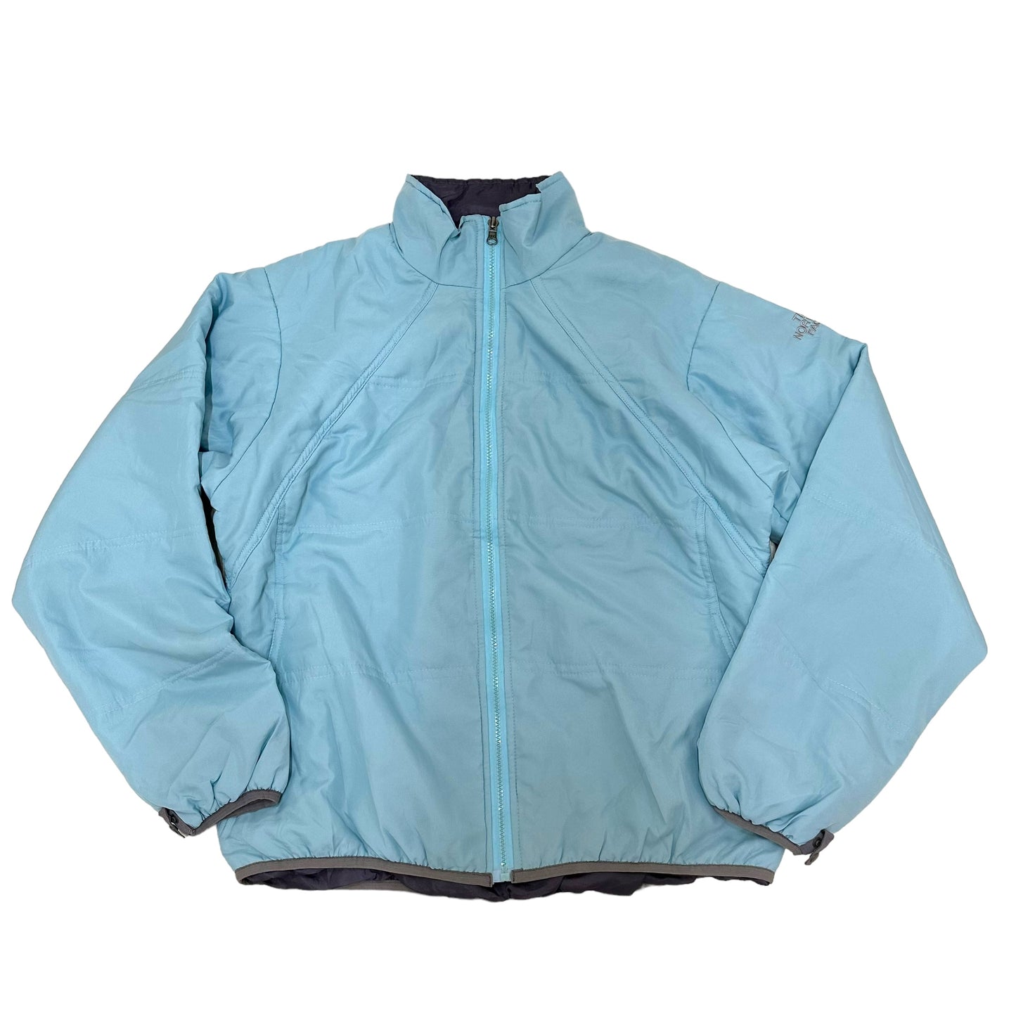 GN158 THE NORTH FACE ザ・ノースフェイス ナイロン 中綿 ジャケット WOMENS XL/TG ライトブルー系