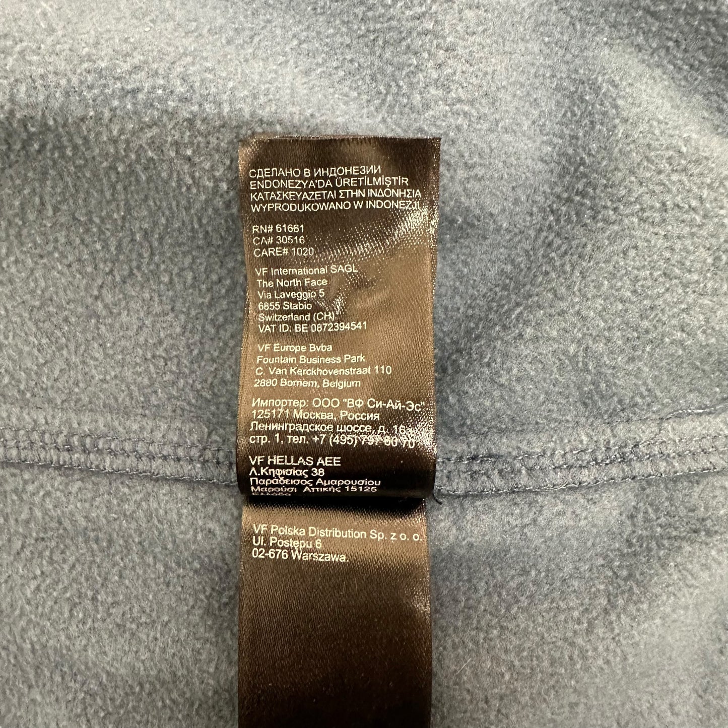 GN159 THE NORTH FACE ザ・ノースフェイス ジップアップジャケット ネイビー×ライトグリーン WOMENS XL/TG