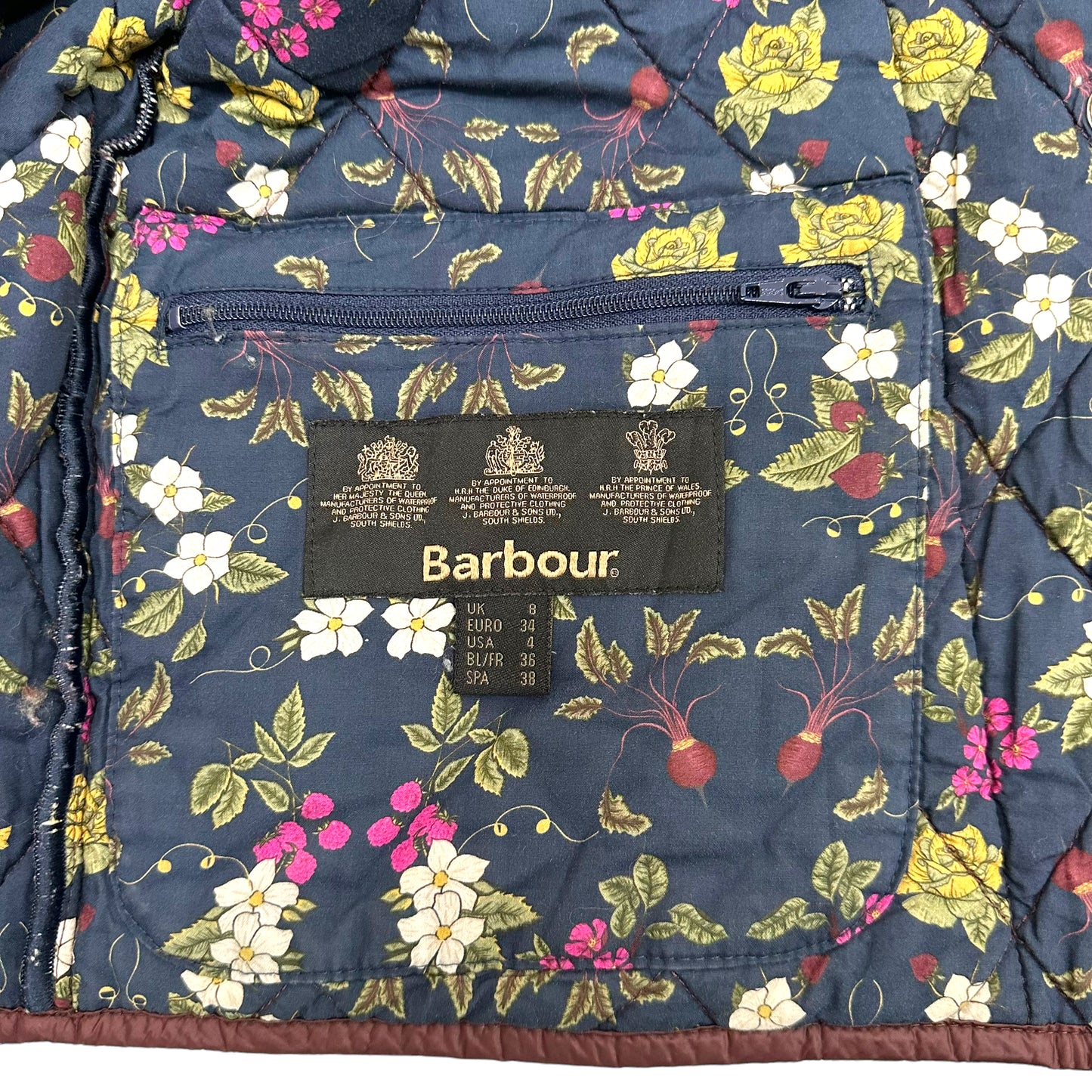 GN31 Barbour バブアー キルティング ジャケット UK8