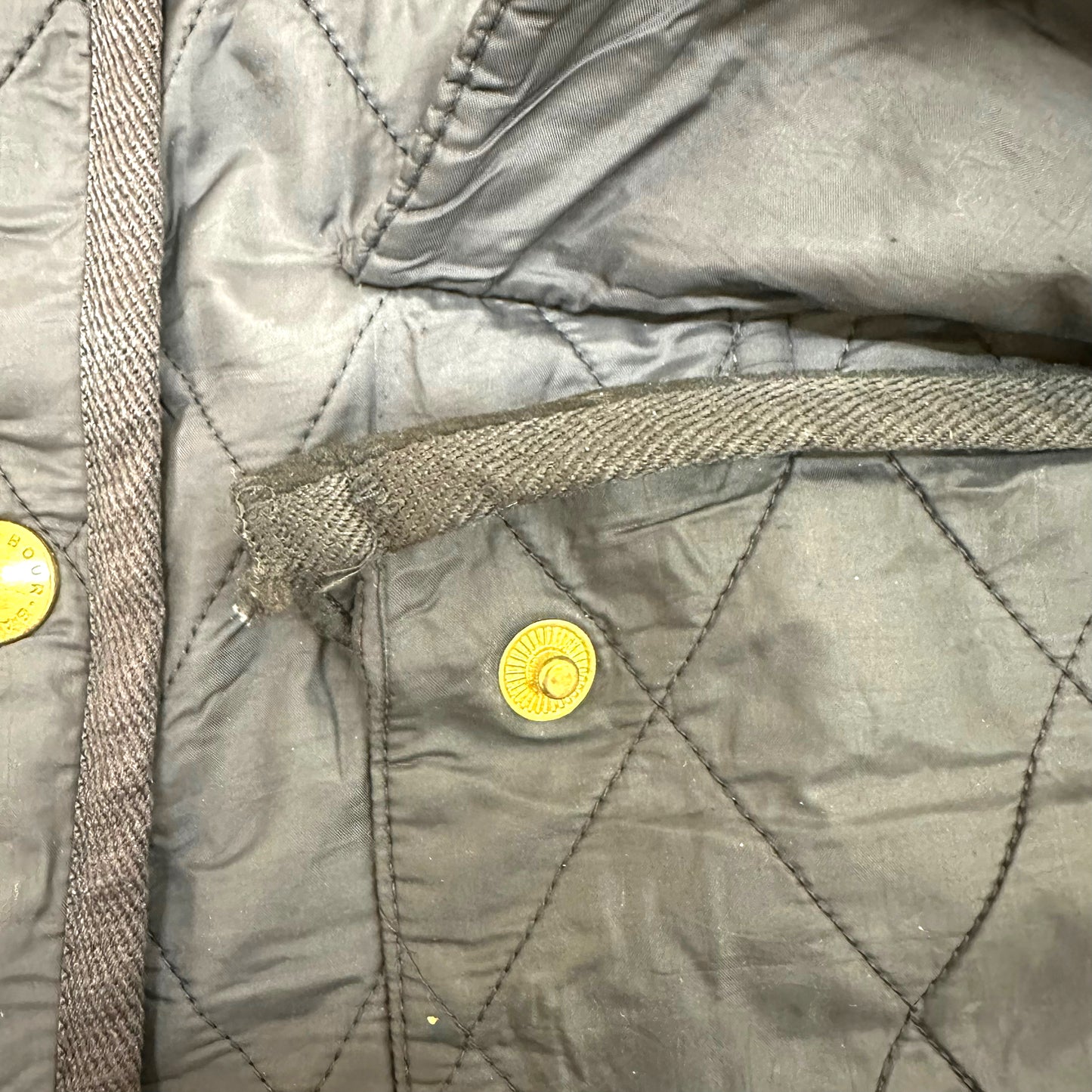 GN45 Barbour INTERNATIONAL バブアー キルティングジャケット UK12