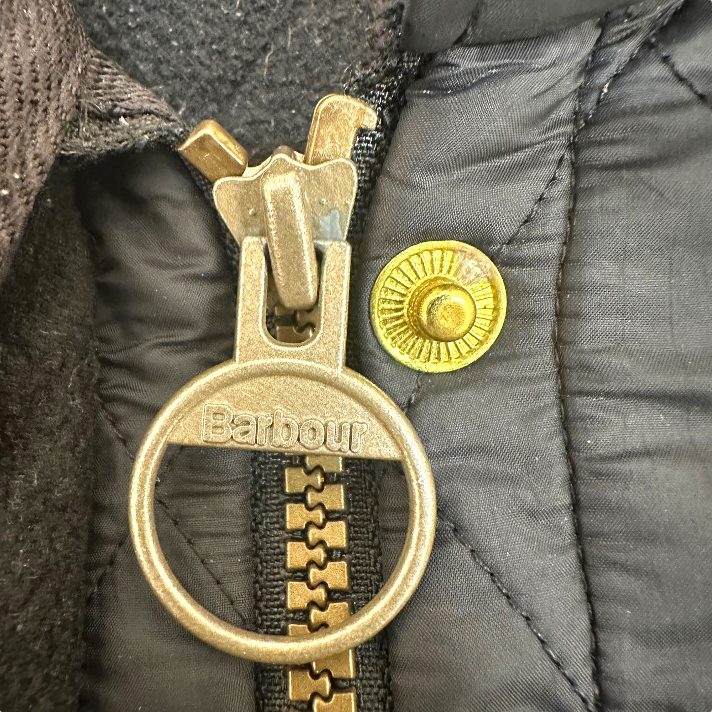 GN45 Barbour INTERNATIONAL バブアー キルティングジャケット UK12