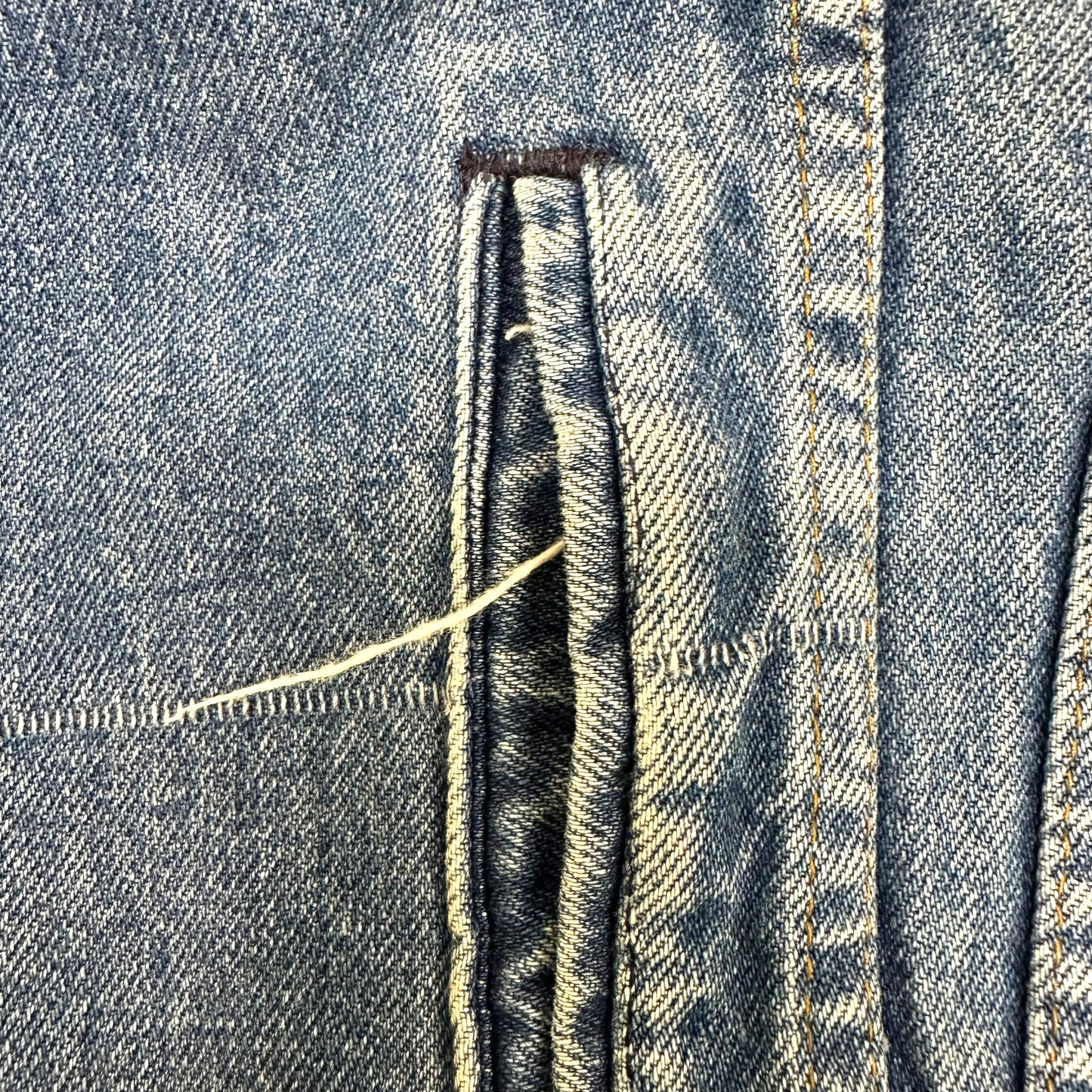 GN54 Levi'sリーバイス サイズ02 ブルー系 デニム ジャケット GT BRITAIN製