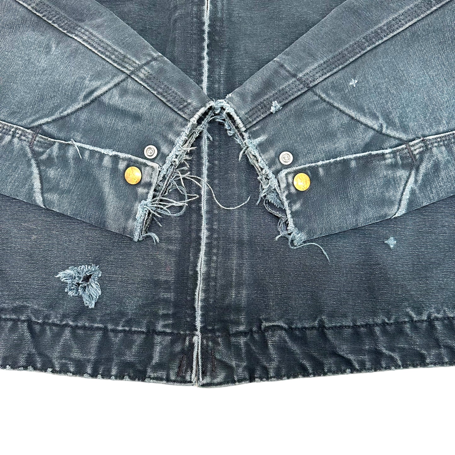 GN57 carhartt カーハート デトロイト ジャケット ネイビー系 USA製 サイズ 46 Regular