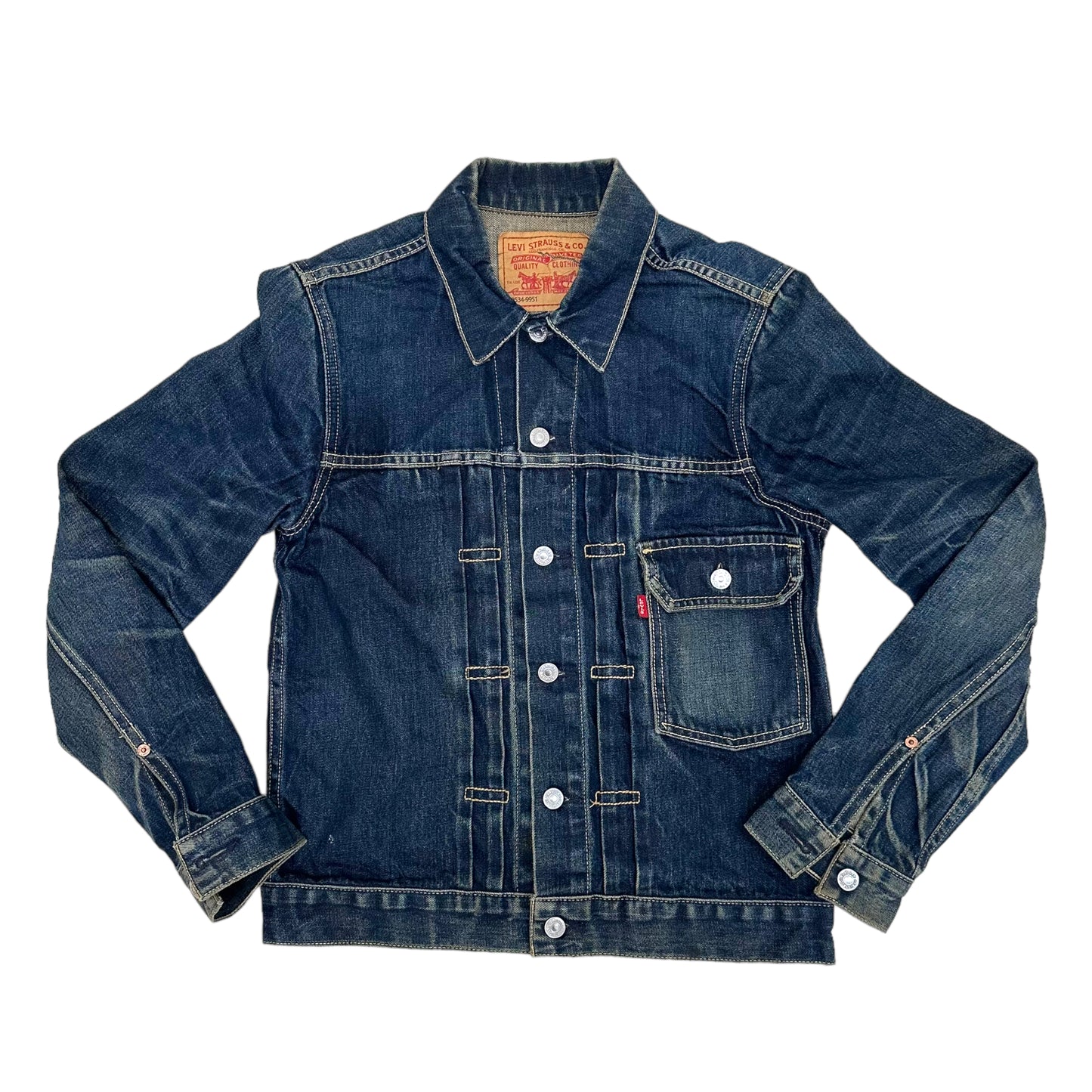 GN62 Levi's リーバイス デニム ジャケット ジージャン ブルー系 サイズL