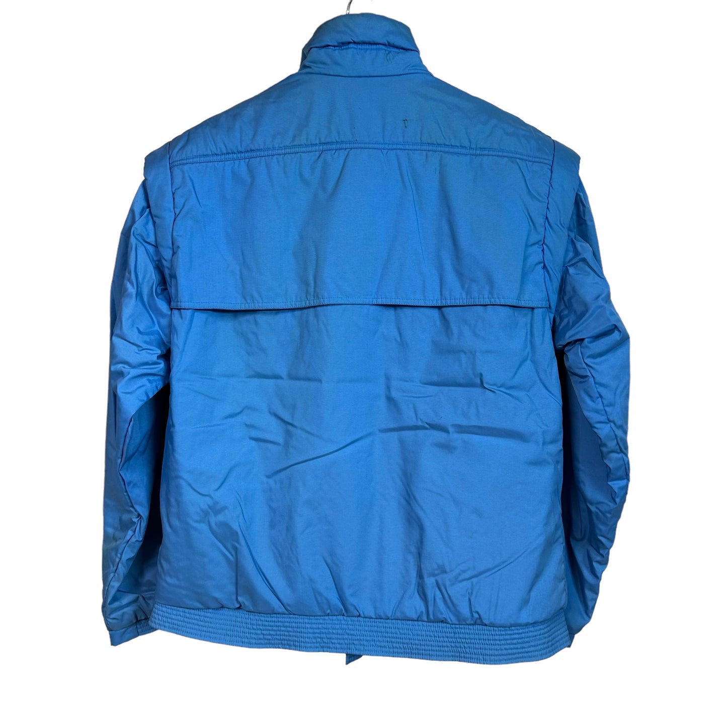 GH032 イタリア製 FILA フィラ ジップジャケット ナイロンジャケット ブルー メンズ L US42