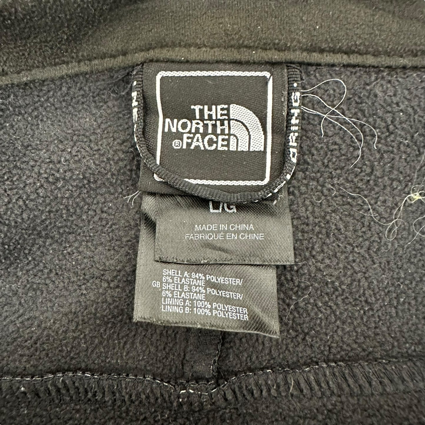 GN95 THE NORTH FACE APEX ジップアップ ジャケット ブラック L/G メンズ