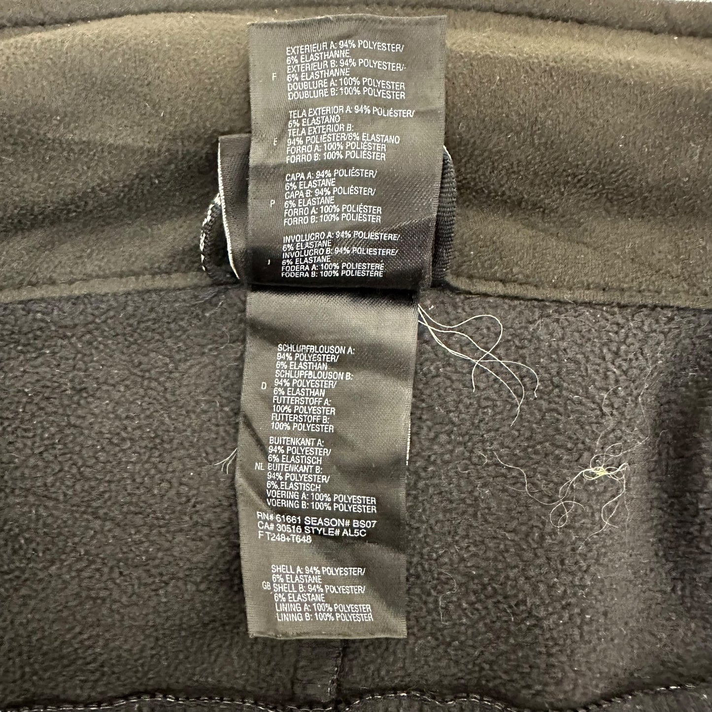 GN95 THE NORTH FACE APEX ジップアップ ジャケット ブラック L/G メンズ