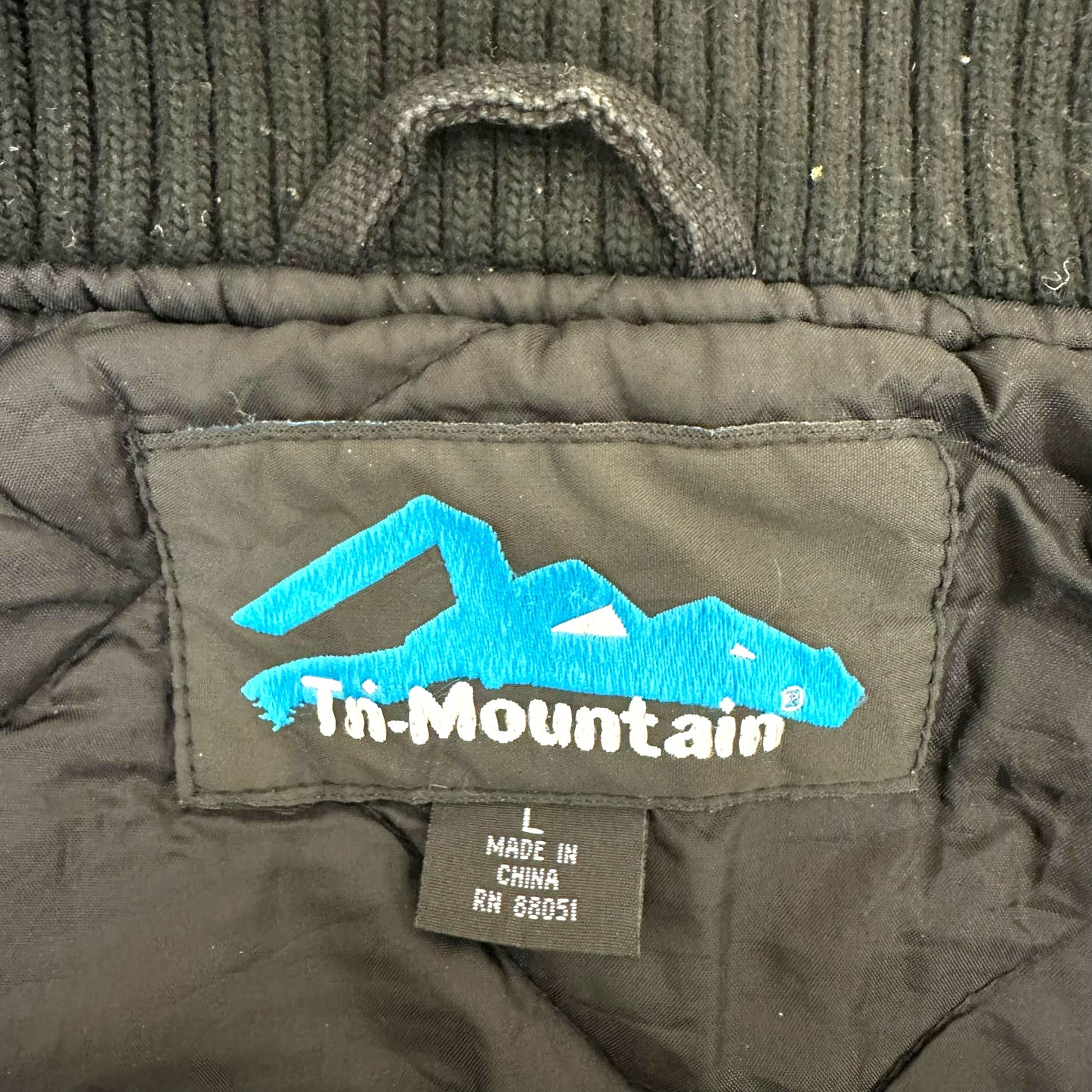 GN97 Tn-Mountain ダック ベストメンズ L ブラック